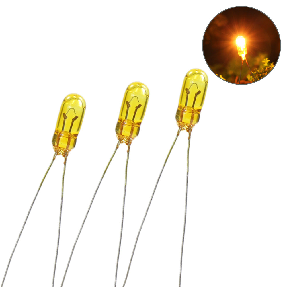 MP00 200pcs Grain of Wheat 3mm 6V Mini Bulbs