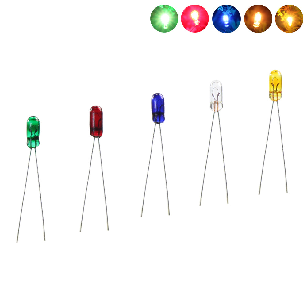 MP00 200pcs Grain of Wheat 3mm 6V Mini Bulbs