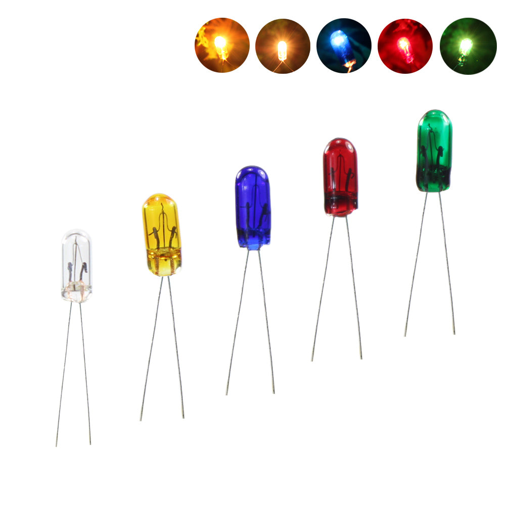MP02 100pcs 3mm 12V Mini Grain of Wheat Bulbs