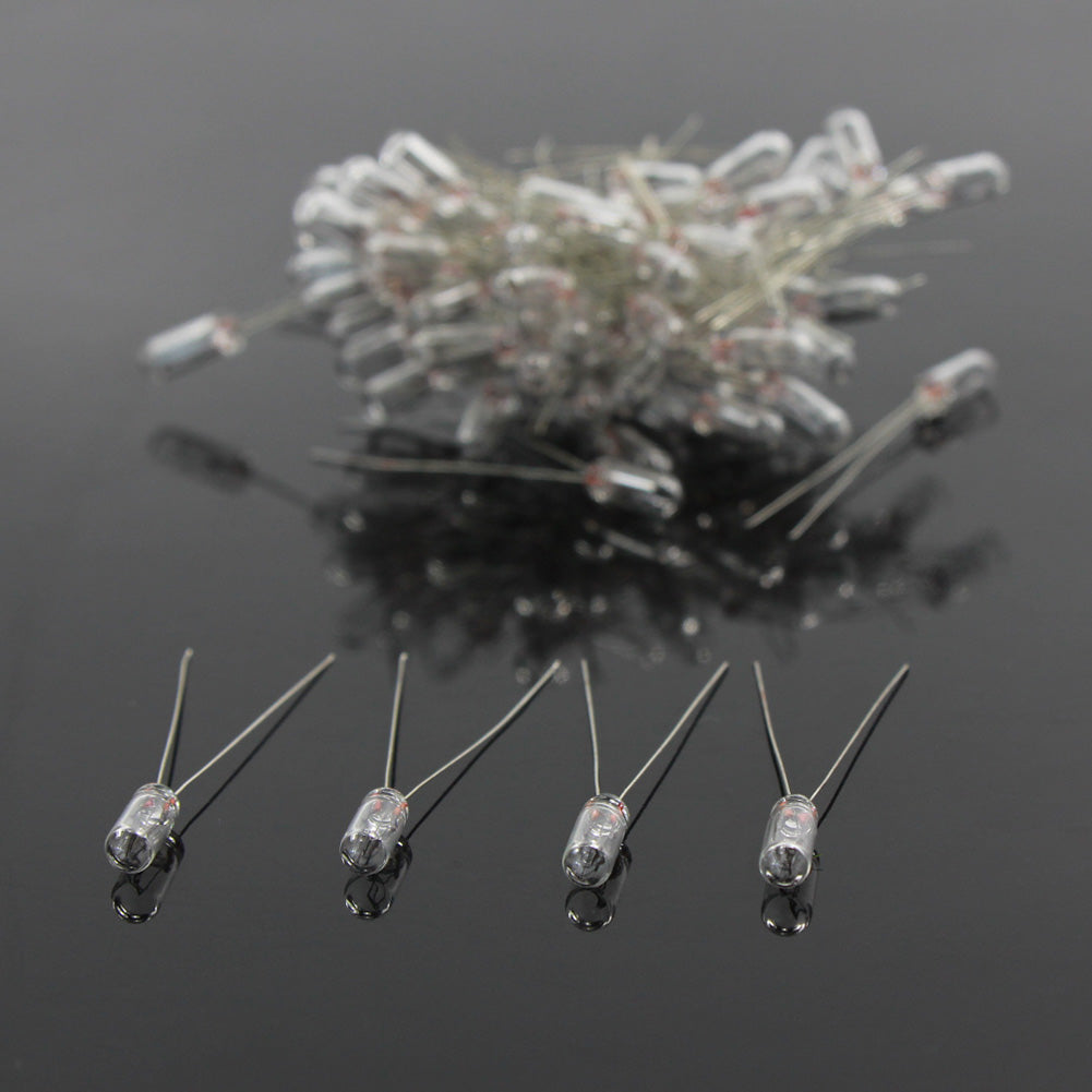 MP12 100pcs 4mm 12V 50mA Miniature Grain of Wheat Bulbs