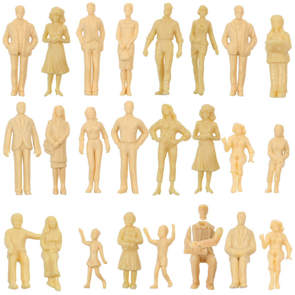 P2501B 24pcs G Scale 1:25 UnPainted Figures