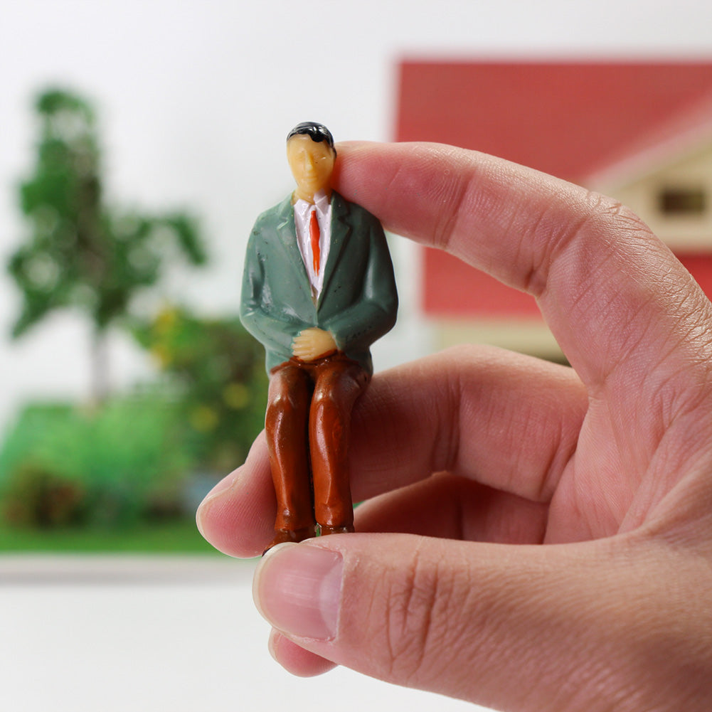 P25S 12pcs G Scale 1:25 Sitting Figures People