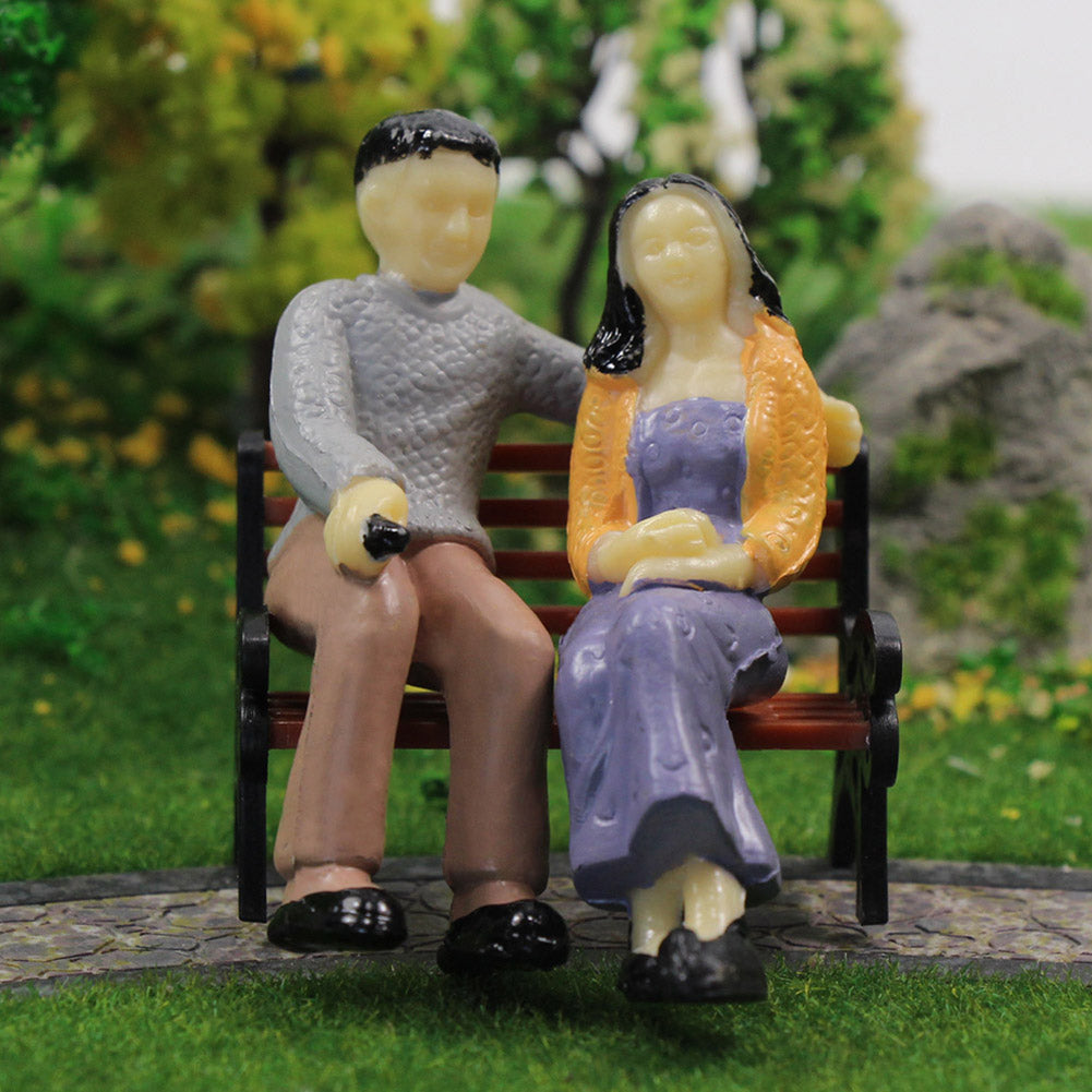 P25S 12pcs G Scale 1:25 Sitting Figures People