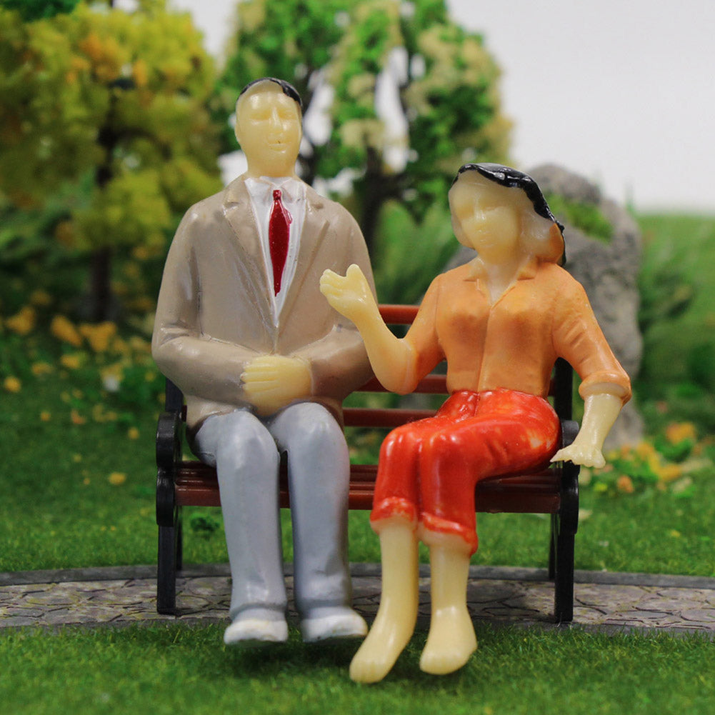 P25S 12pcs G Scale 1:25 Sitting Figures People