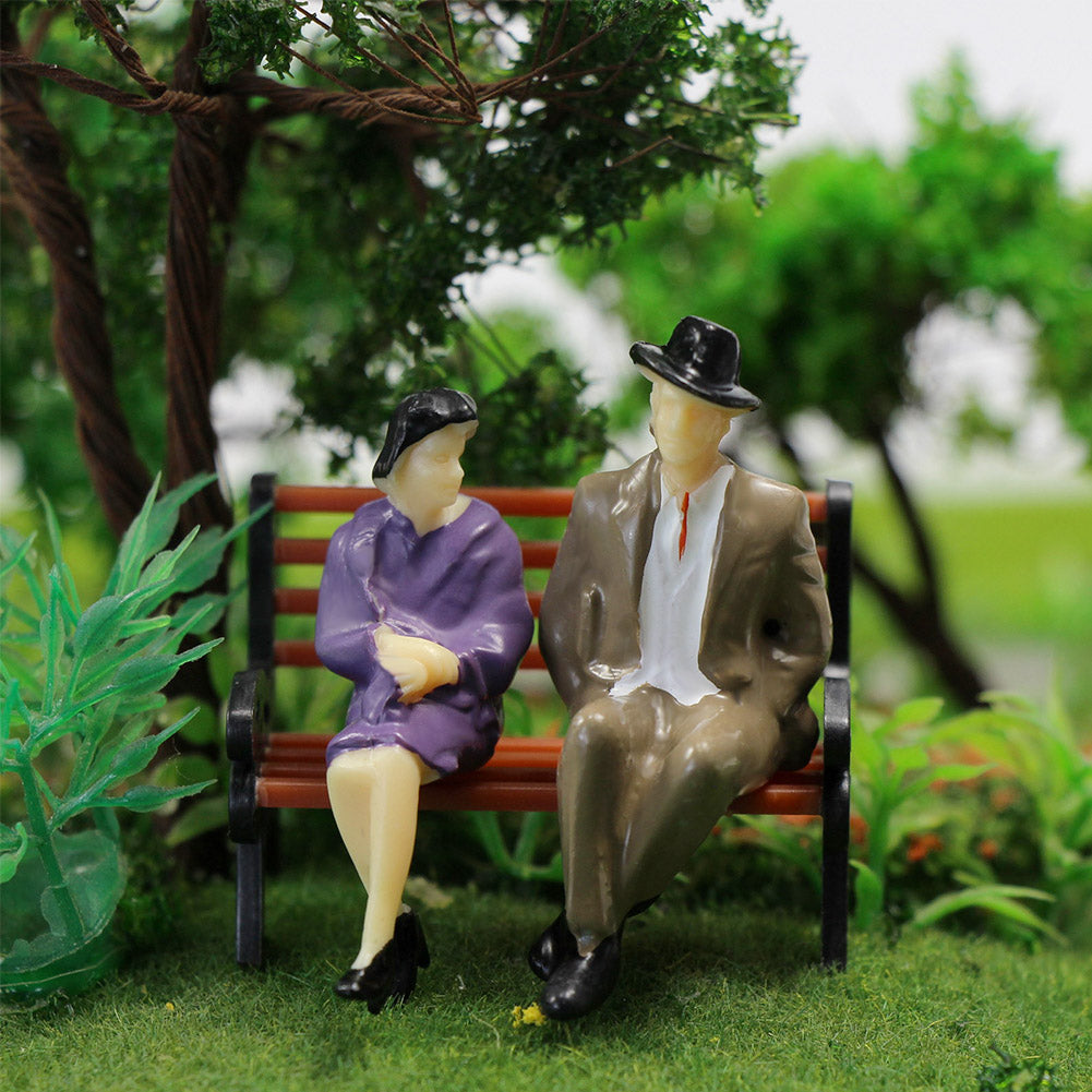 P3002 48pcs G Scale 1:30 Painted Sitting Figures