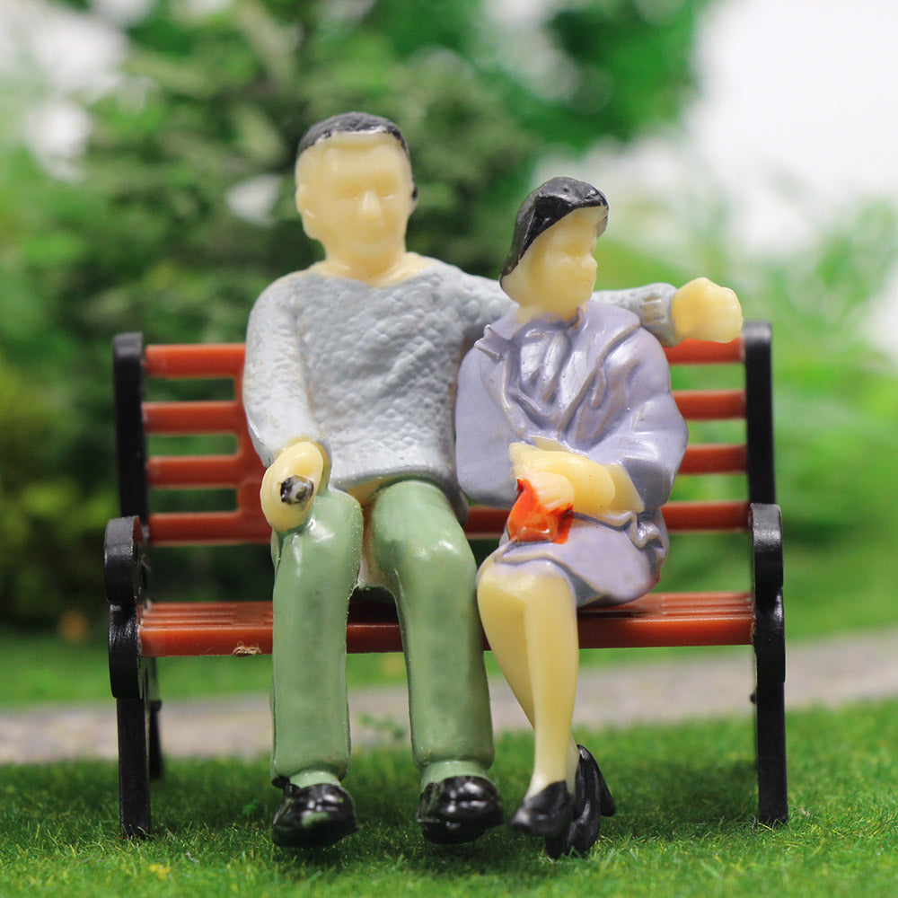 P30 20pcs G Scale 1:30 Painted Standing Sitting Figures People