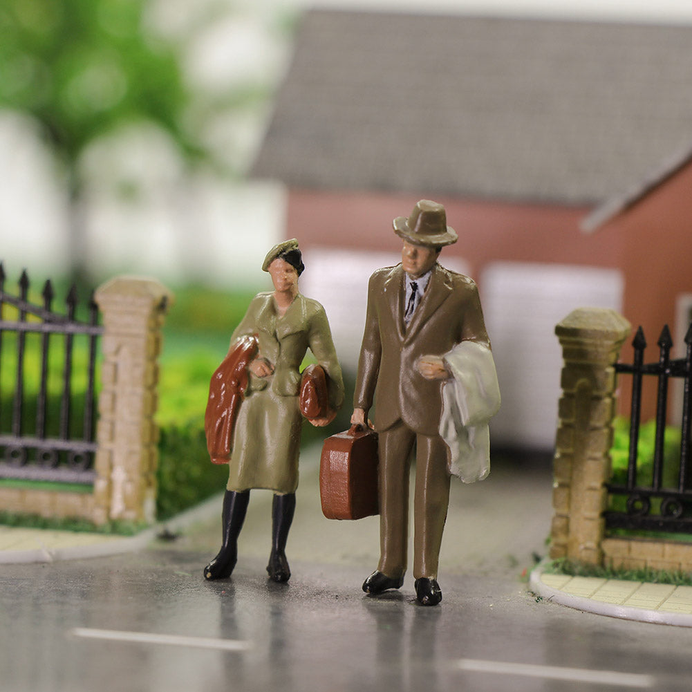 P4304 20pcs O Gauge 1:43 Painted Standing Figures