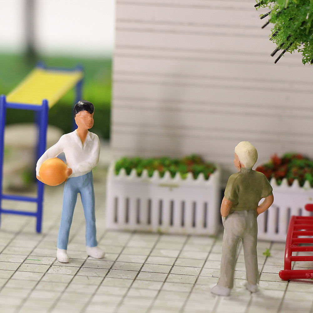 P4305 20pcs O Scale 1:43 Painted Standing Figures Passenger