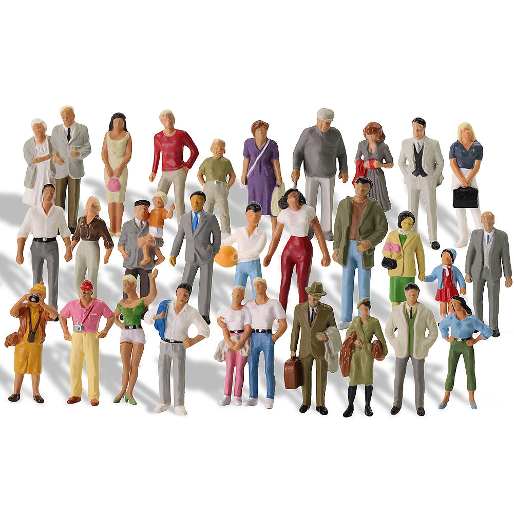 P4310 30pcs O Scale 1:43 Standing Painted Figures