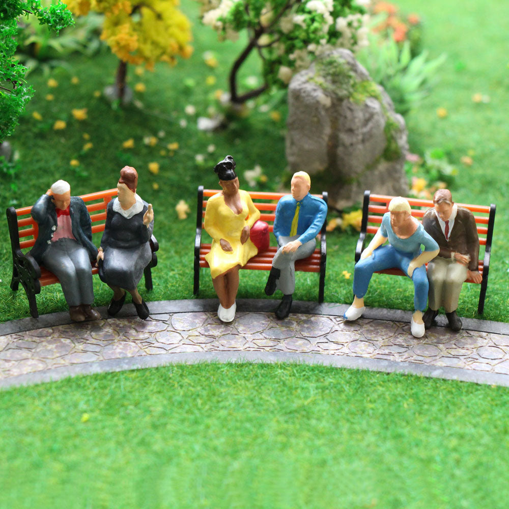 P4802 24pcs O Scale 1:50 Sitting Figures People