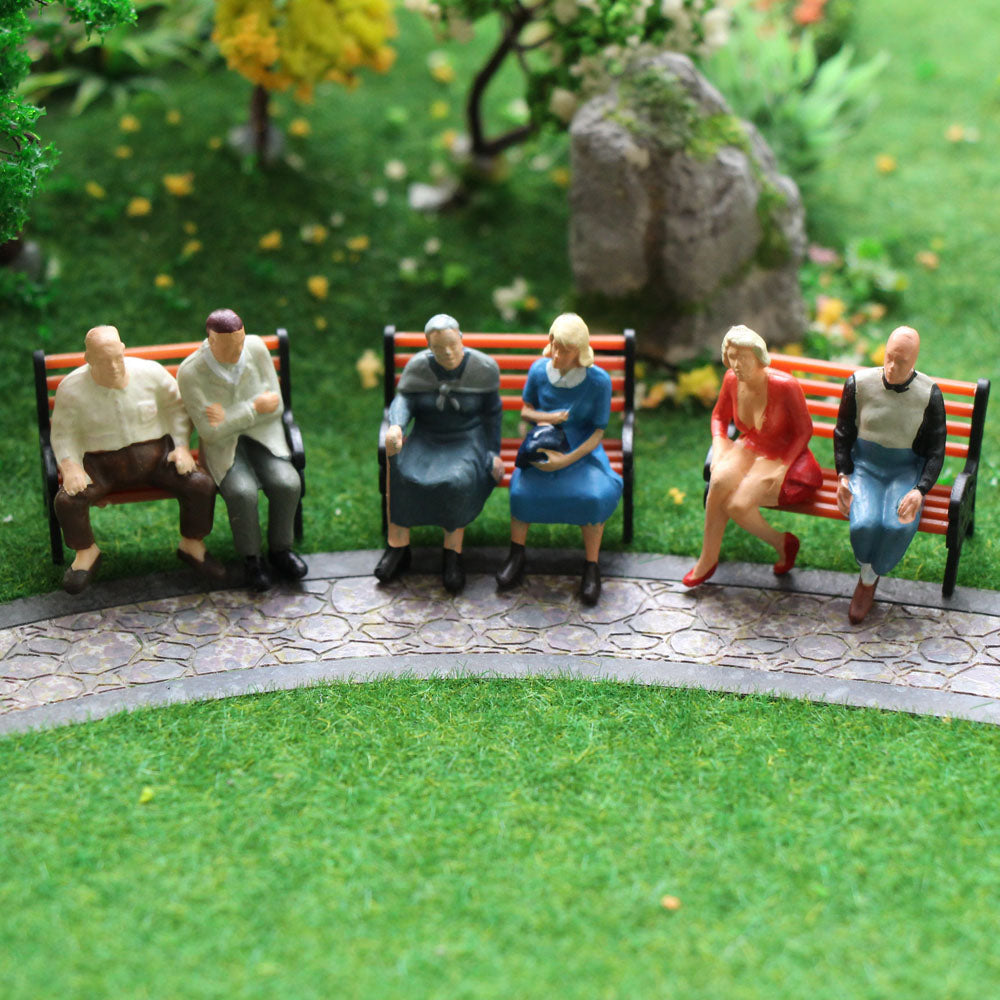 P4802 24pcs O Scale 1:50 Sitting Figures People