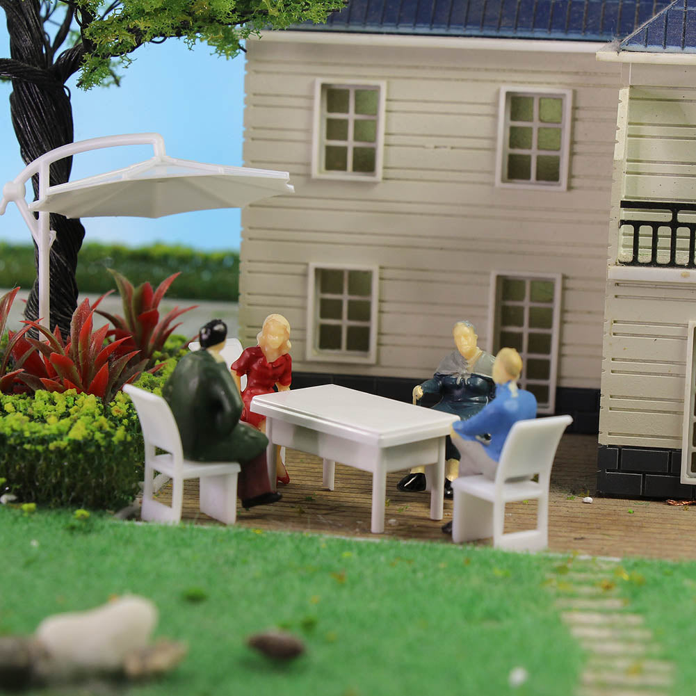 P4802 24pcs O Scale 1:50 Sitting Figures People