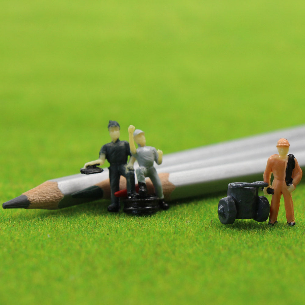 P8710 50pcs HO Scale 1:87 Painted Figures Engineer Workers