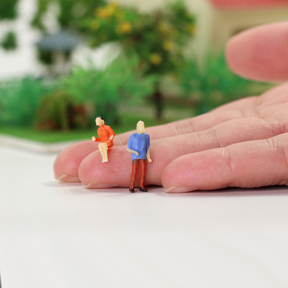 P8715 100pcs HO Scale 1:87 Sitting Standing People Figures Passenger