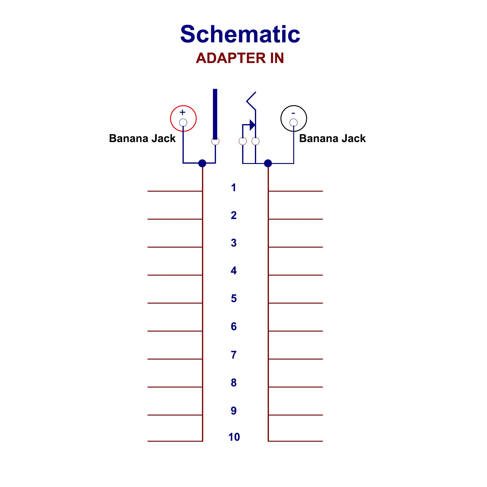 PCB005 1 Set Power Distribution Board 3 Inputs 2 x 10 Outputs for DC AC Voltage