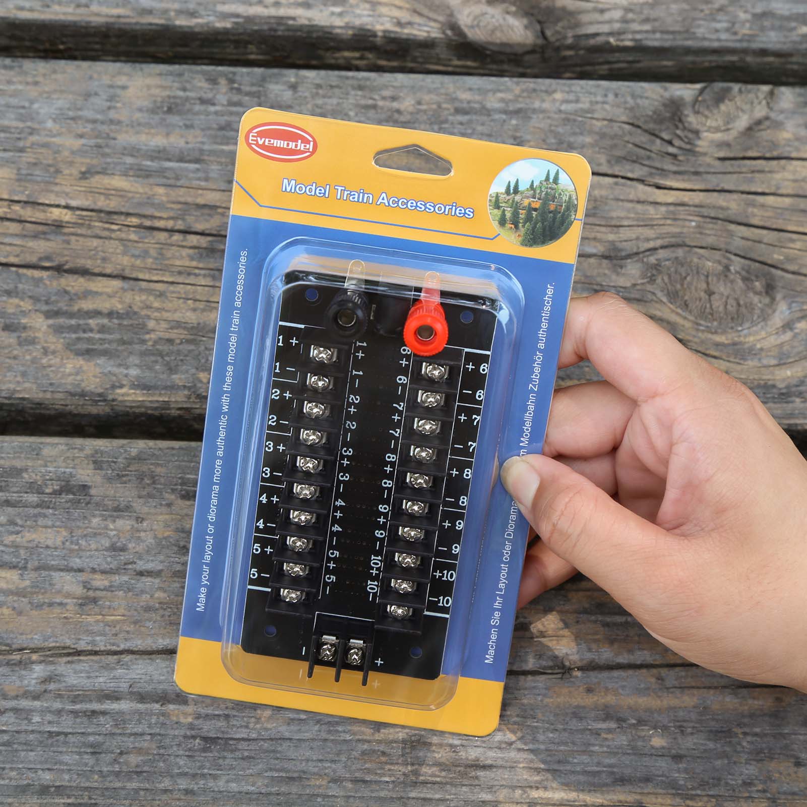 PCB015 1 Unit Distribution Module 20A Power Distributor 3 Inputs 2X10 Outputs AC DC