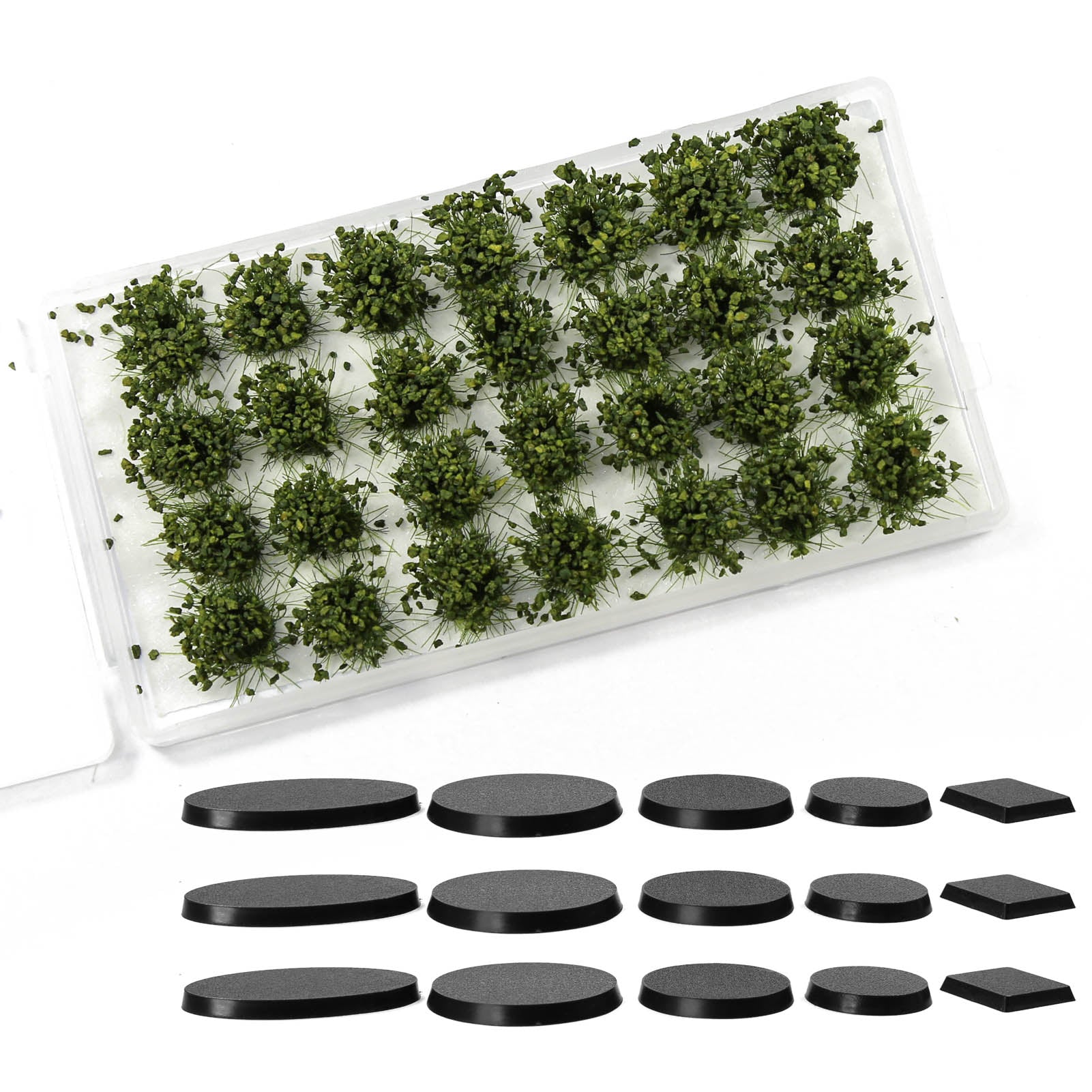 PJ04 One Pack Bushy Shrubs Tuft Grass Simulation Lowland Wargame Scenery