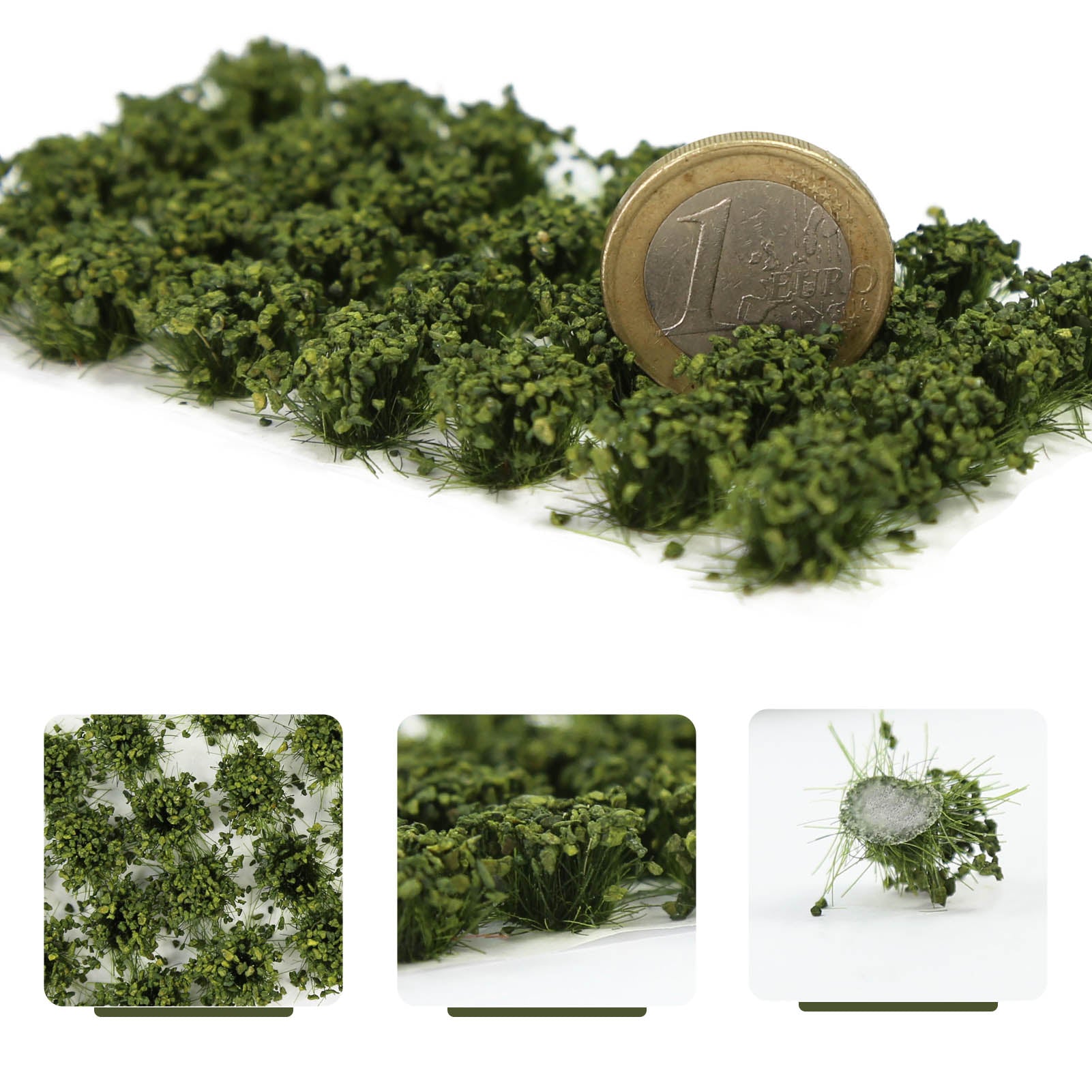 PJ04 One Pack Bushy Shrubs Tuft Grass Simulation Lowland Wargame Scenery