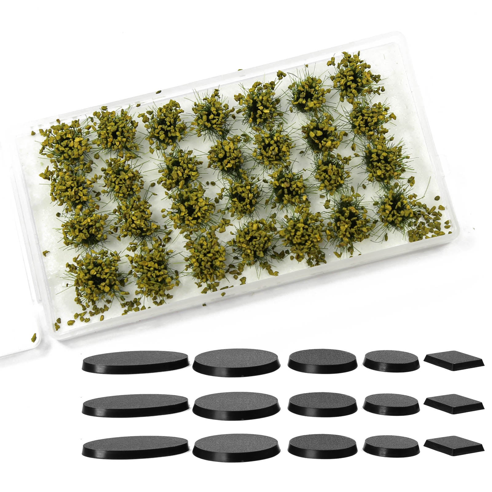 PJ04 One Pack Bushy Shrubs Tuft Grass Simulation Lowland Wargame Scenery