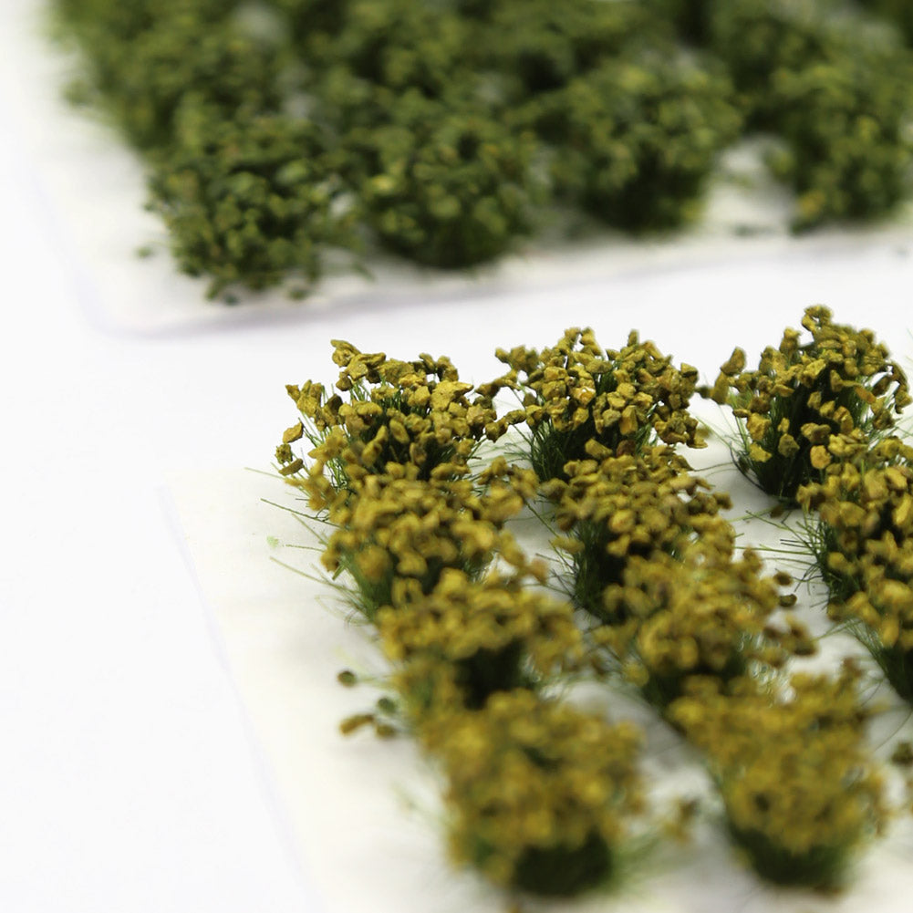 PJ04 One Pack Bushy Shrubs Tuft Grass Simulation Lowland Wargame Scenery