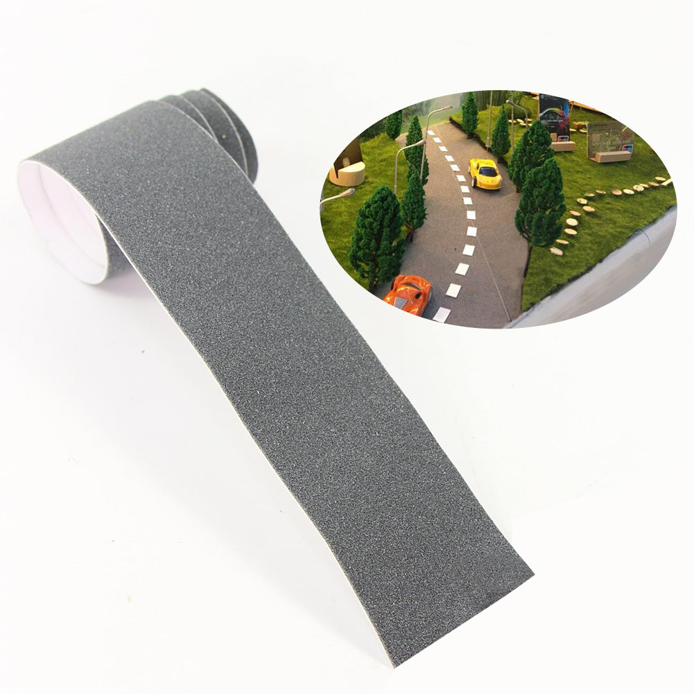 PJ13 2pcs 5*60cm Asphalt Road Sticker Road DIY