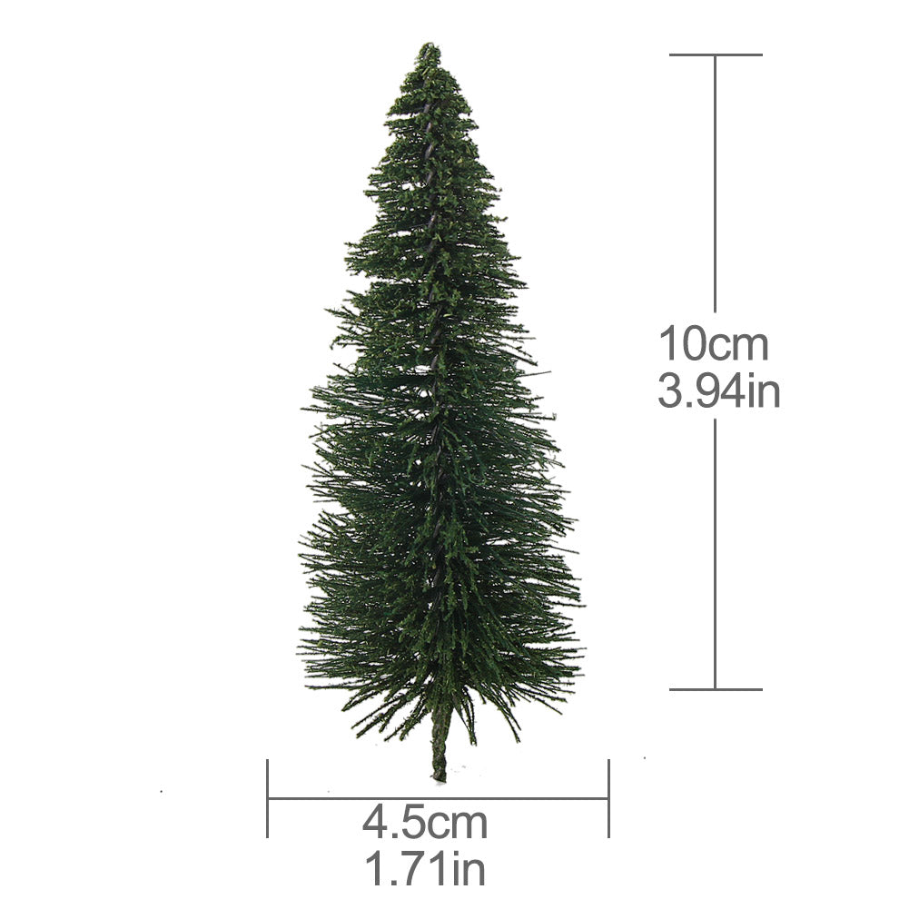 S0810 20pcs OO Scale Model Pine Trees 10cm