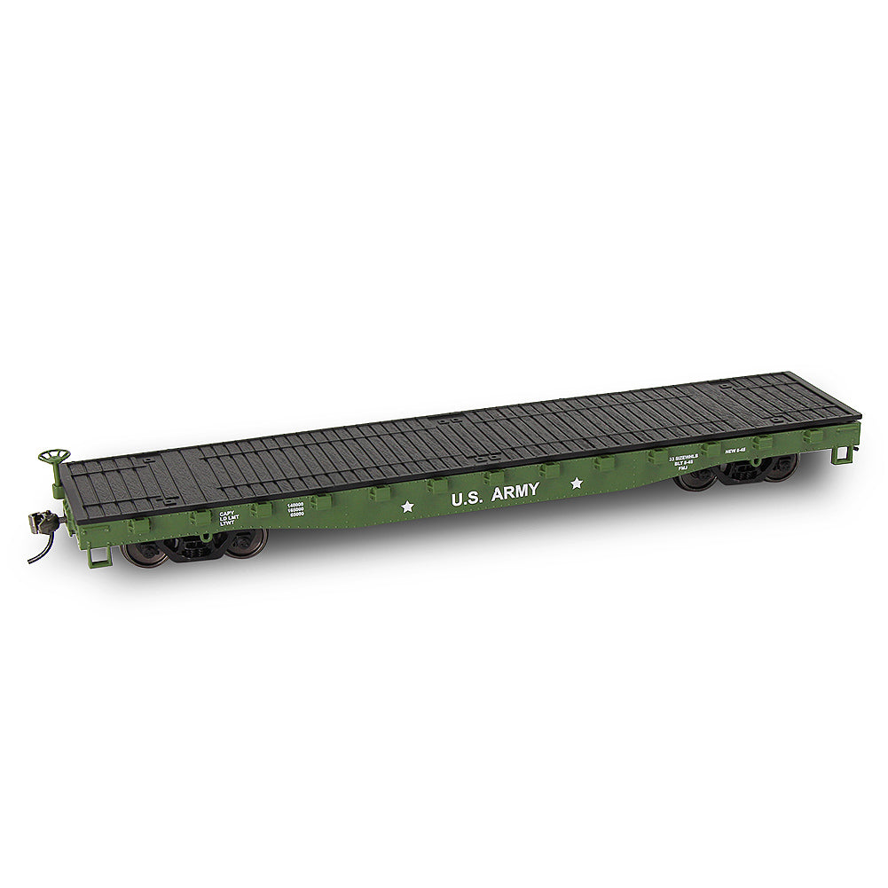 C8741 1pc HO Scale 1:87 52ft Flat Car Flatbed