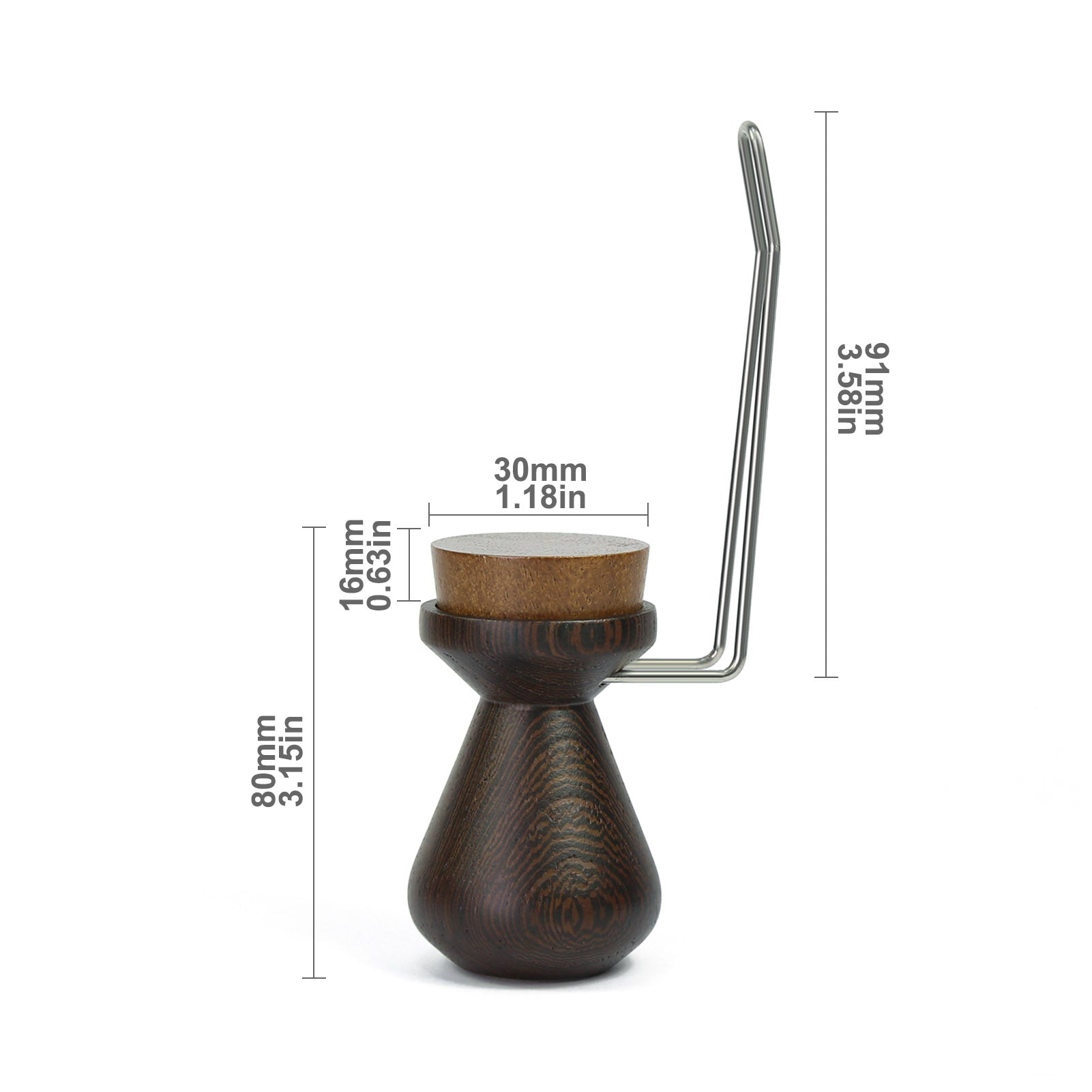 WH02 Wooden Magnet Painting Handle with Bases Coloring Wargame