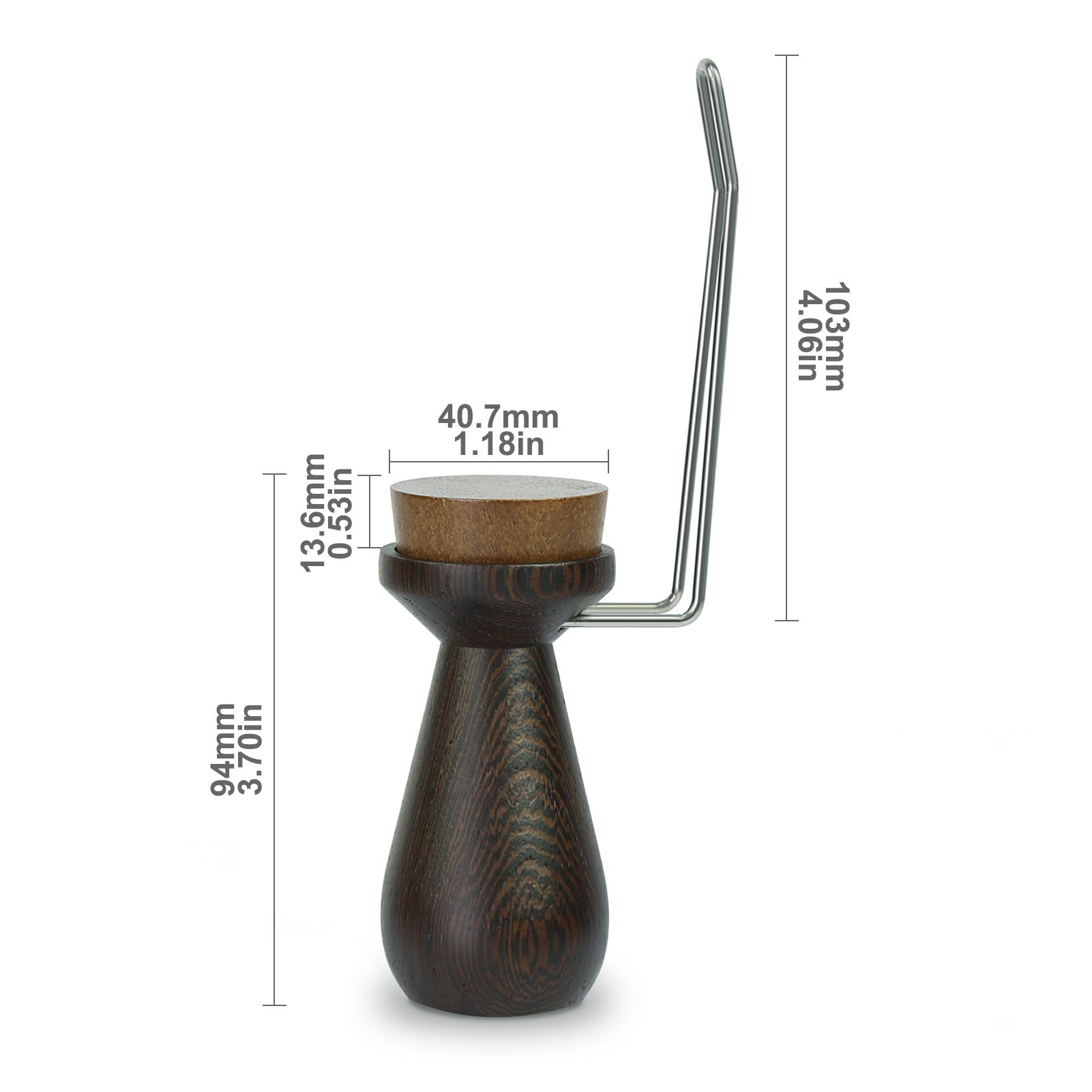 WH02 Wooden Magnet Painting Handle with Bases Coloring Wargame