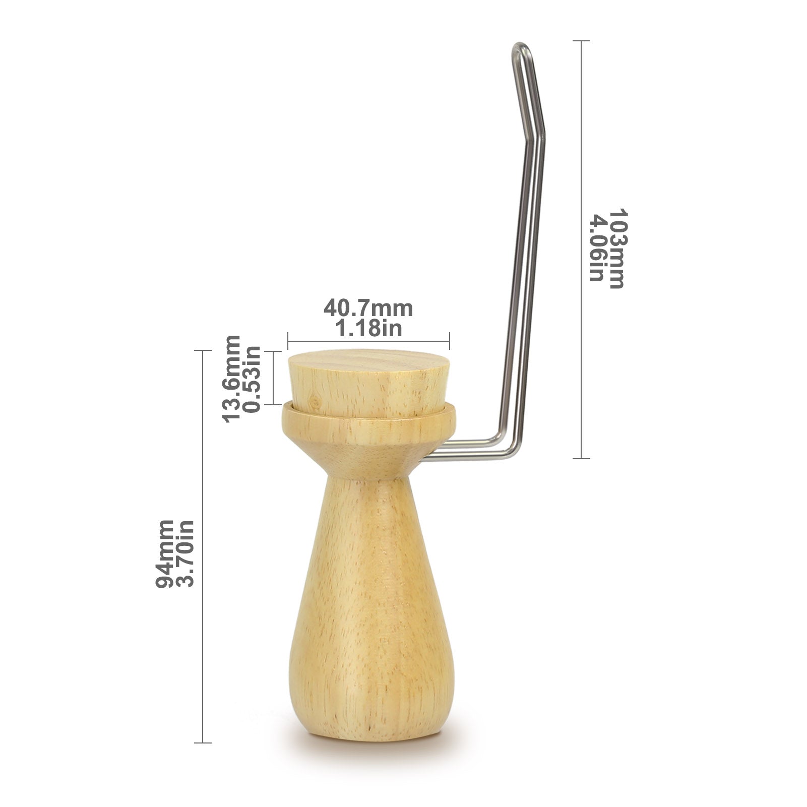 WH02 Wooden Magnet Painting Handle with Bases Coloring Wargame