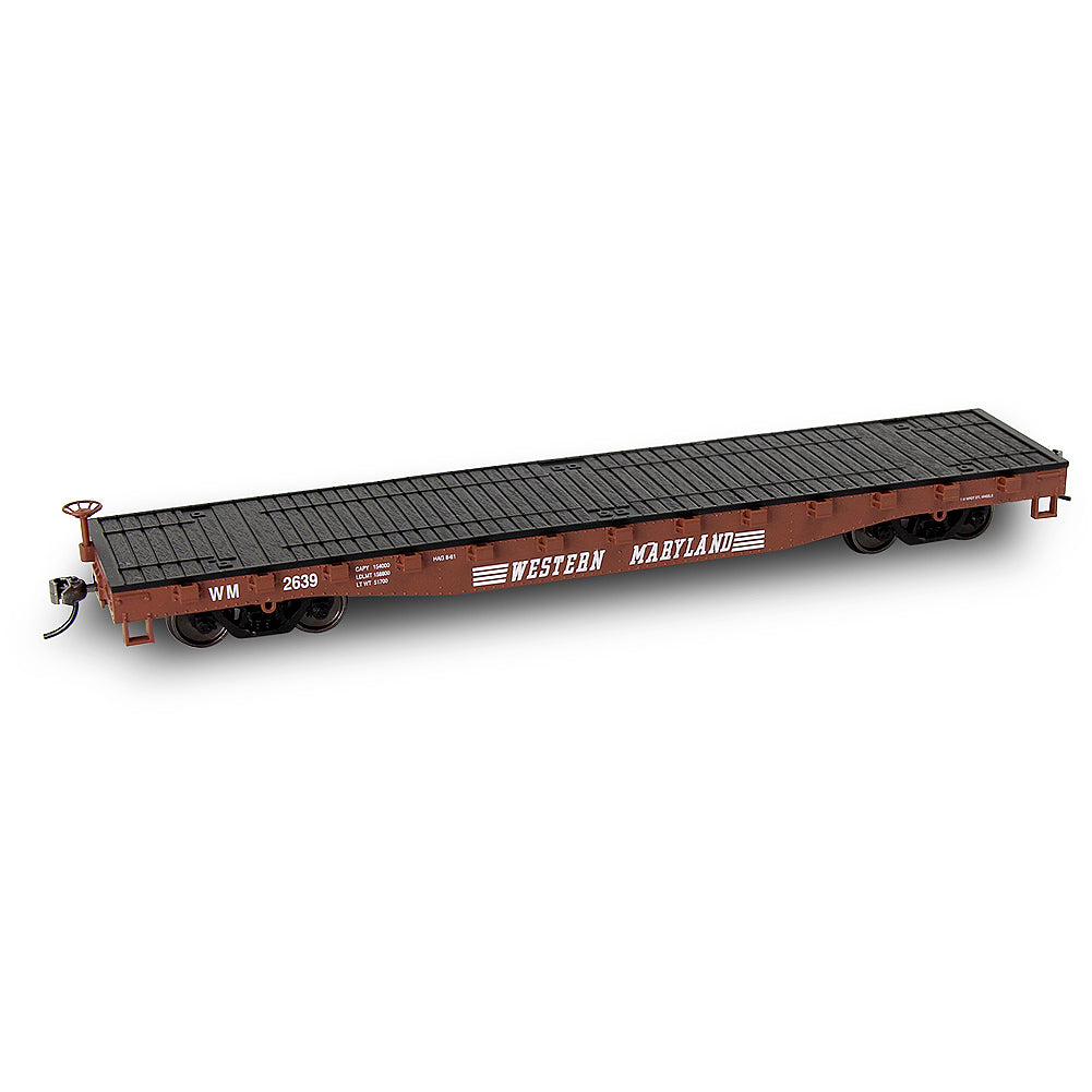 C8741 1pc HO Scale 1:87 52ft Flat Car Flatbed