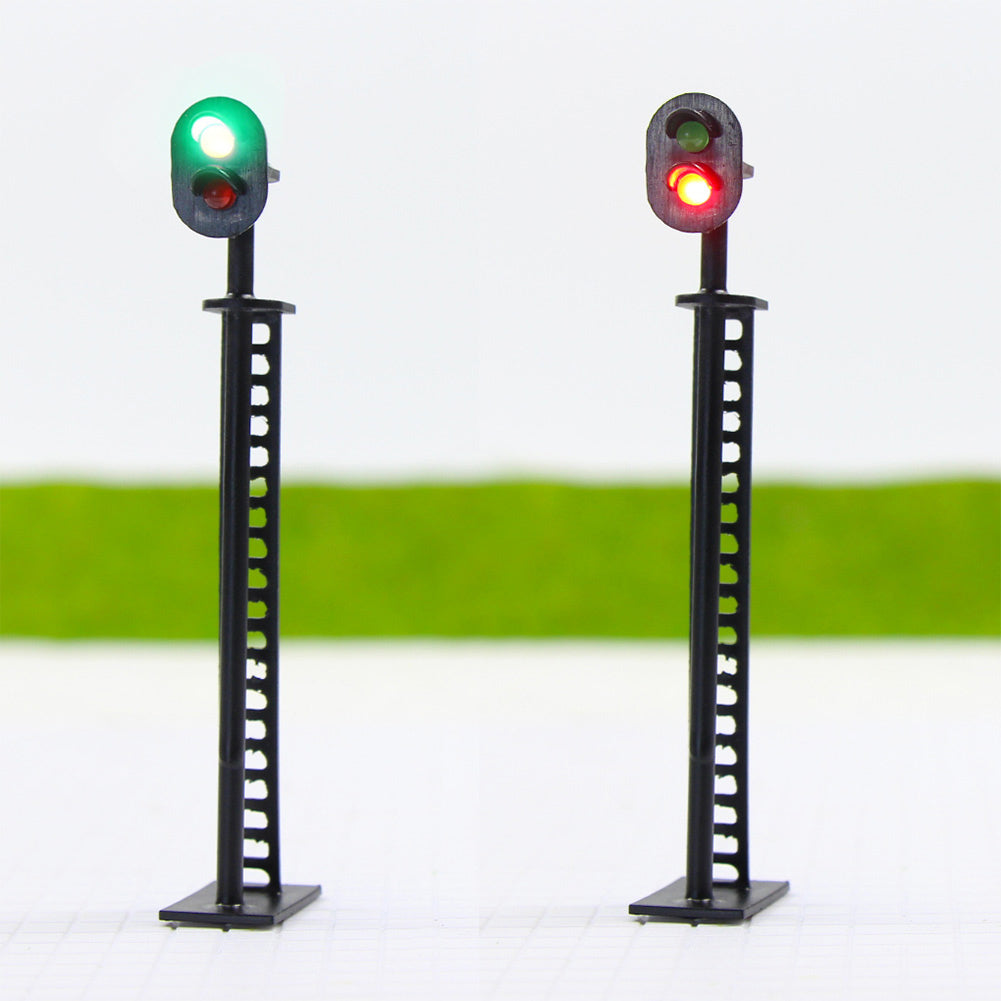 JTD01 5pcs HO OO Scale Block Signals Traffic Light 12V LED