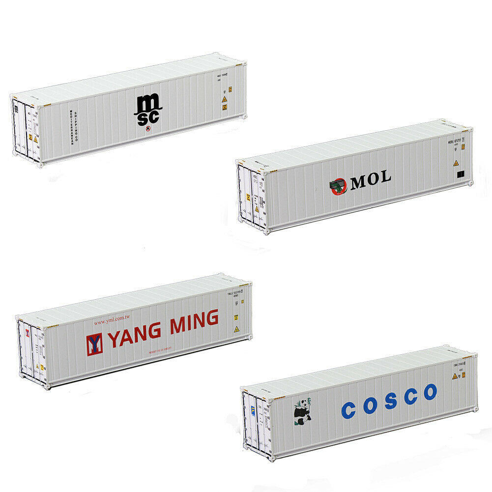 C15012 1pc N Scale 1:160 40ft Hi-Cube Reefer Shipping Container