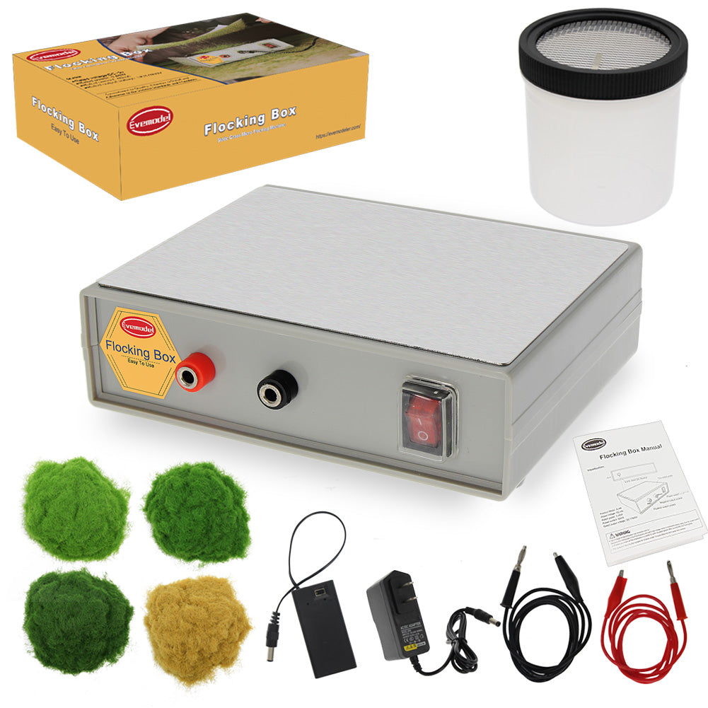 GJ08 1 Unit Flocking Box Static Grass Applicator Machine Model Tool