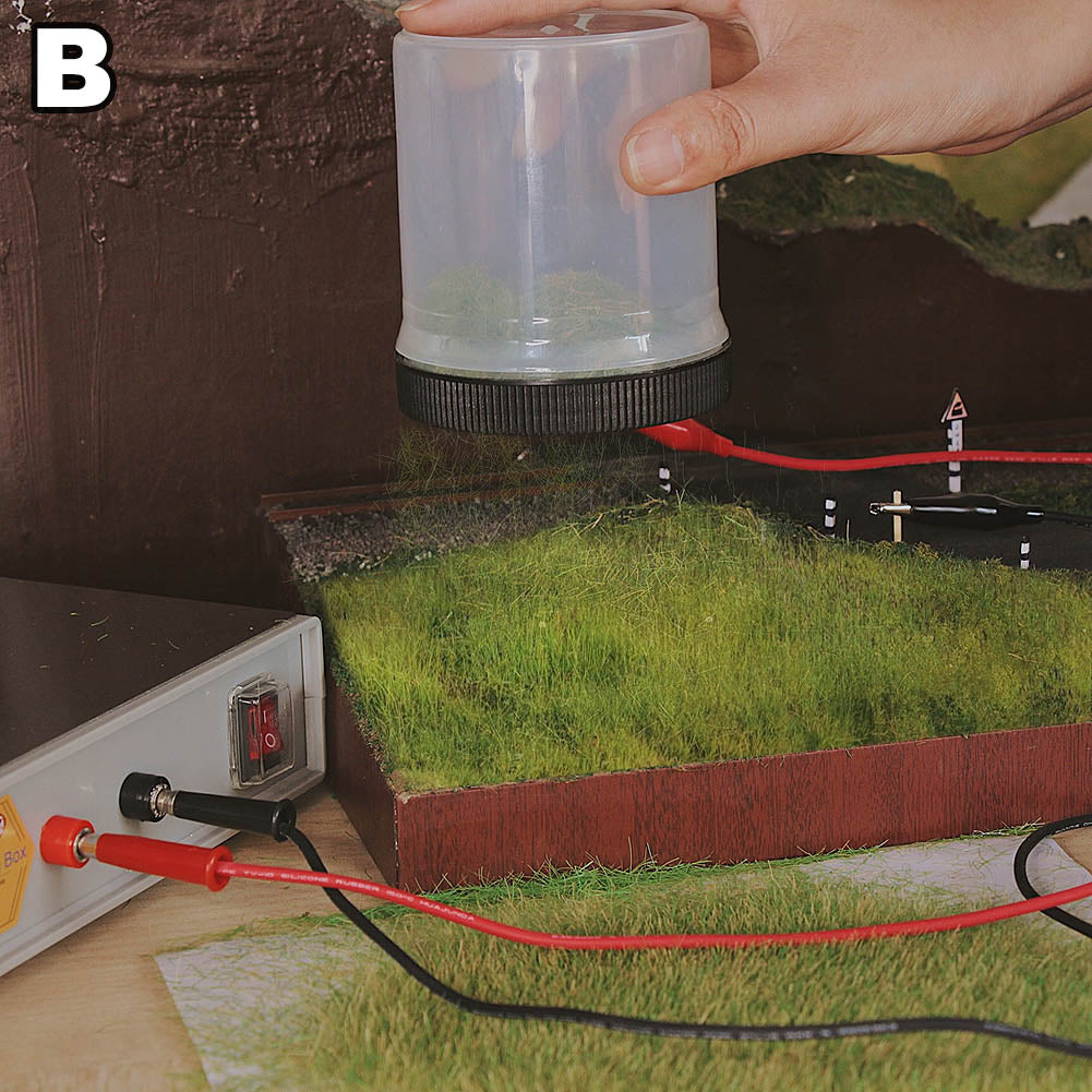 GJ08 1 Unit Flocking Box Static Grass Applicator Machine Model Tool