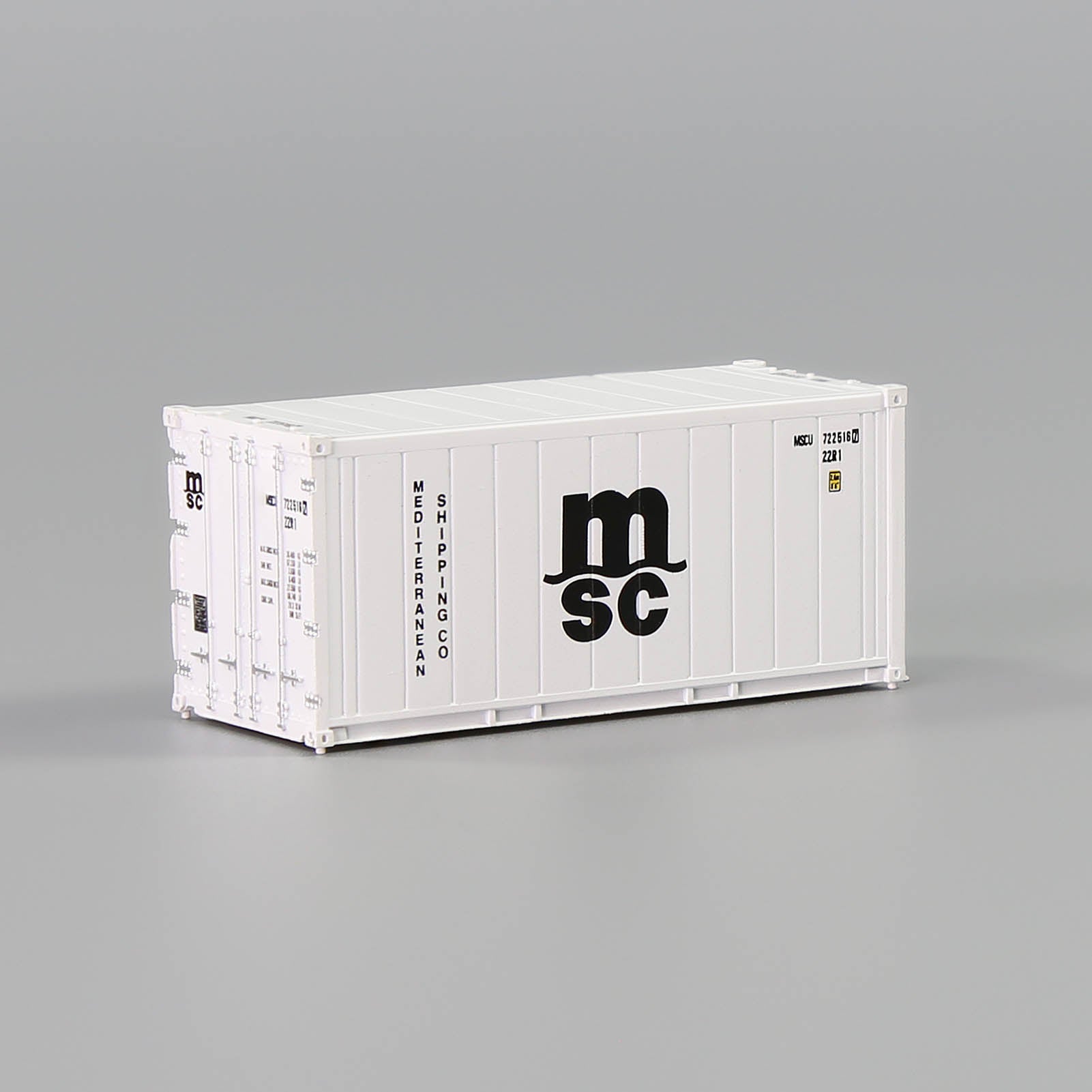 C15011 1pc N Scale 1:160 20ft Hi-Cube Reefer Shipping Container