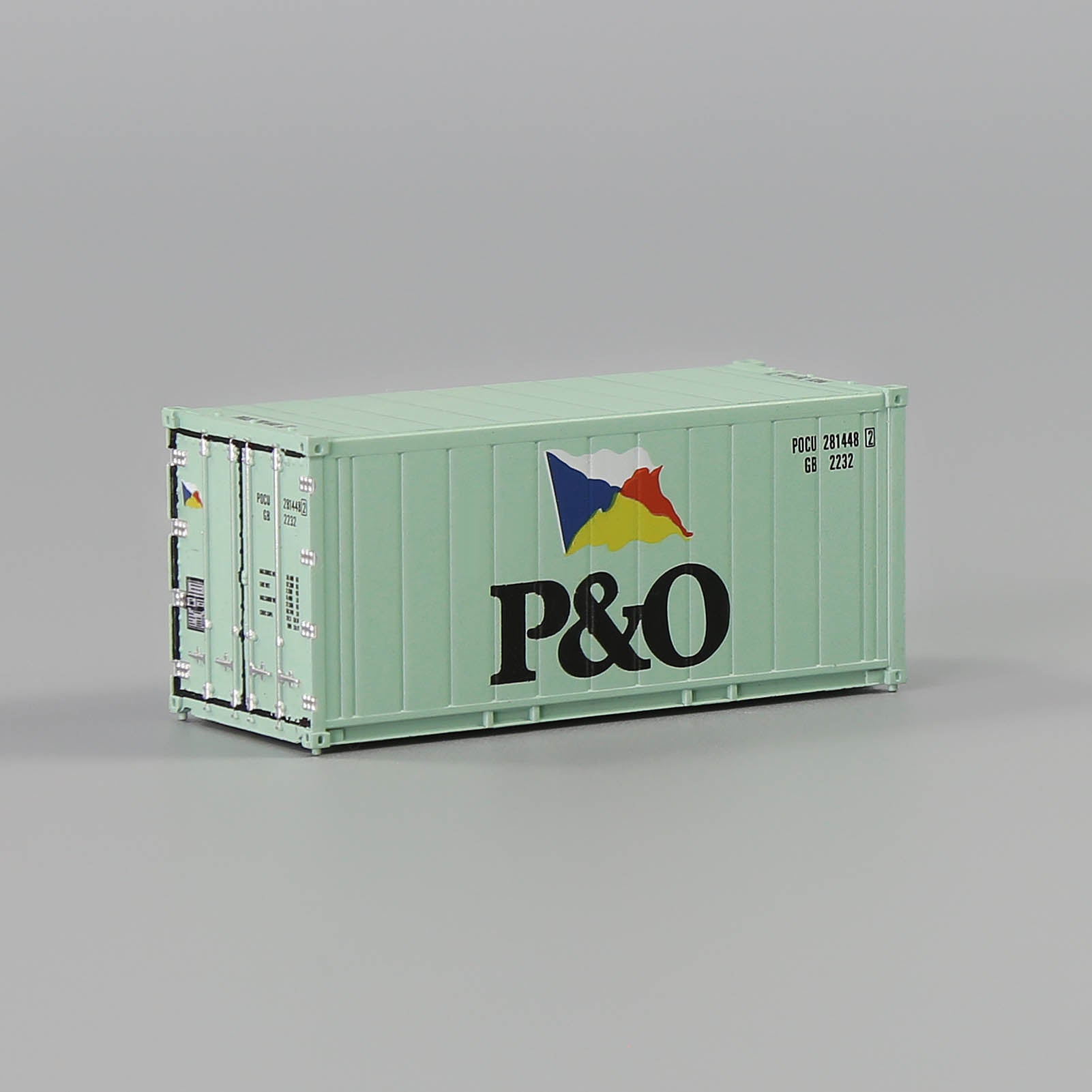 C15011 1pc N Scale 1:160 20ft Hi-Cube Reefer Shipping Container
