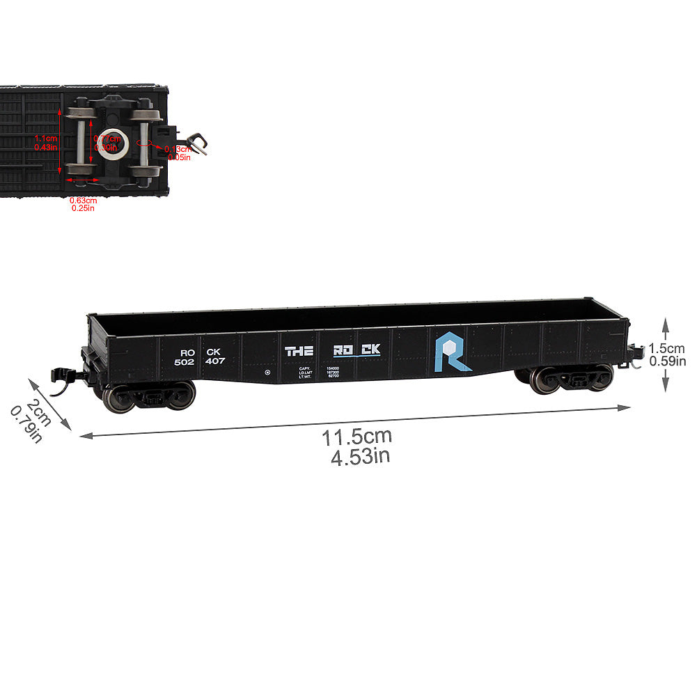 C15014 1 Unit N Scale 1:150 53ft Low-side Gondola Cars Railway Wagon Model Trains