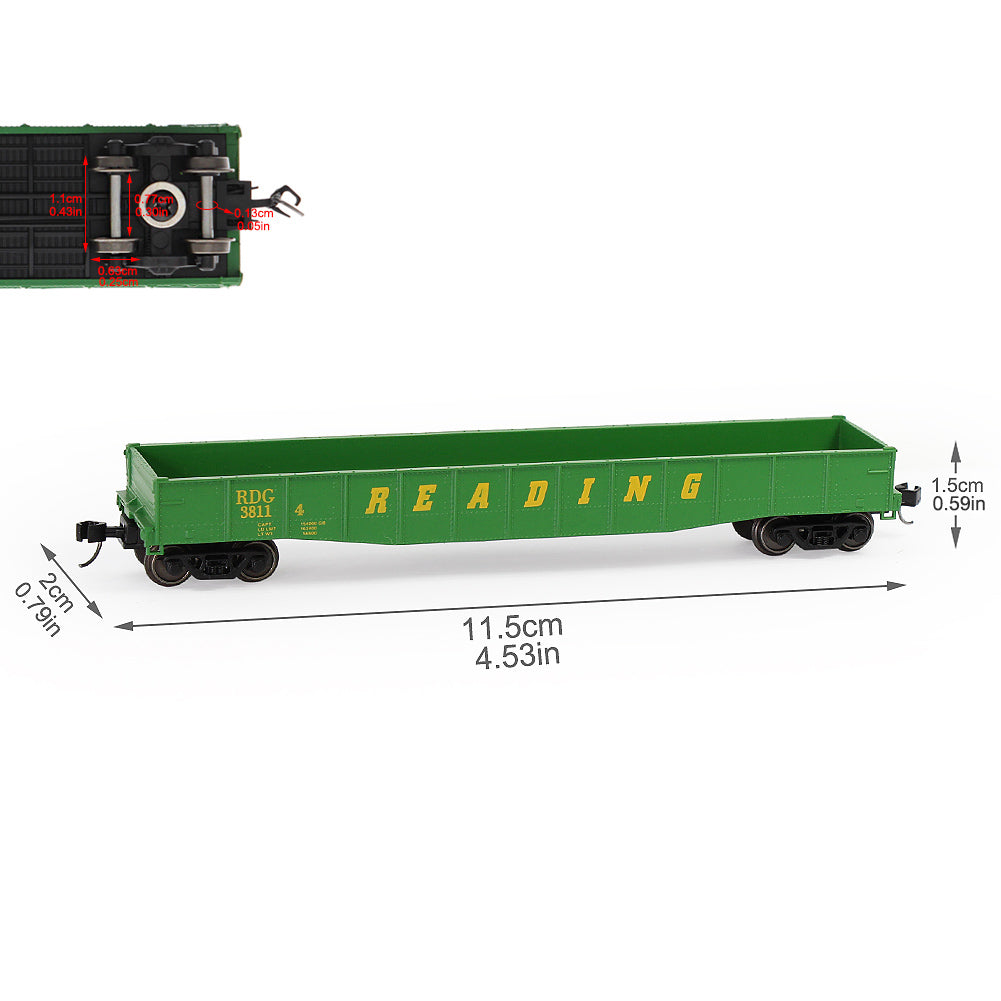C15014 1 Unit N Scale 1:150 53ft Low-side Gondola Cars Railway Wagon Model Trains