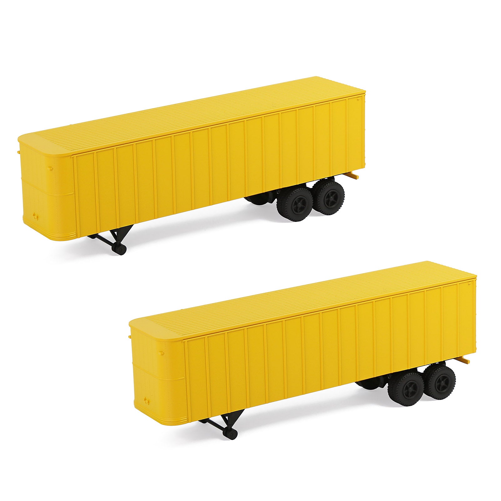C15066 2 Pieces N Scale 1:160 Model Trailer for Railway Tractor