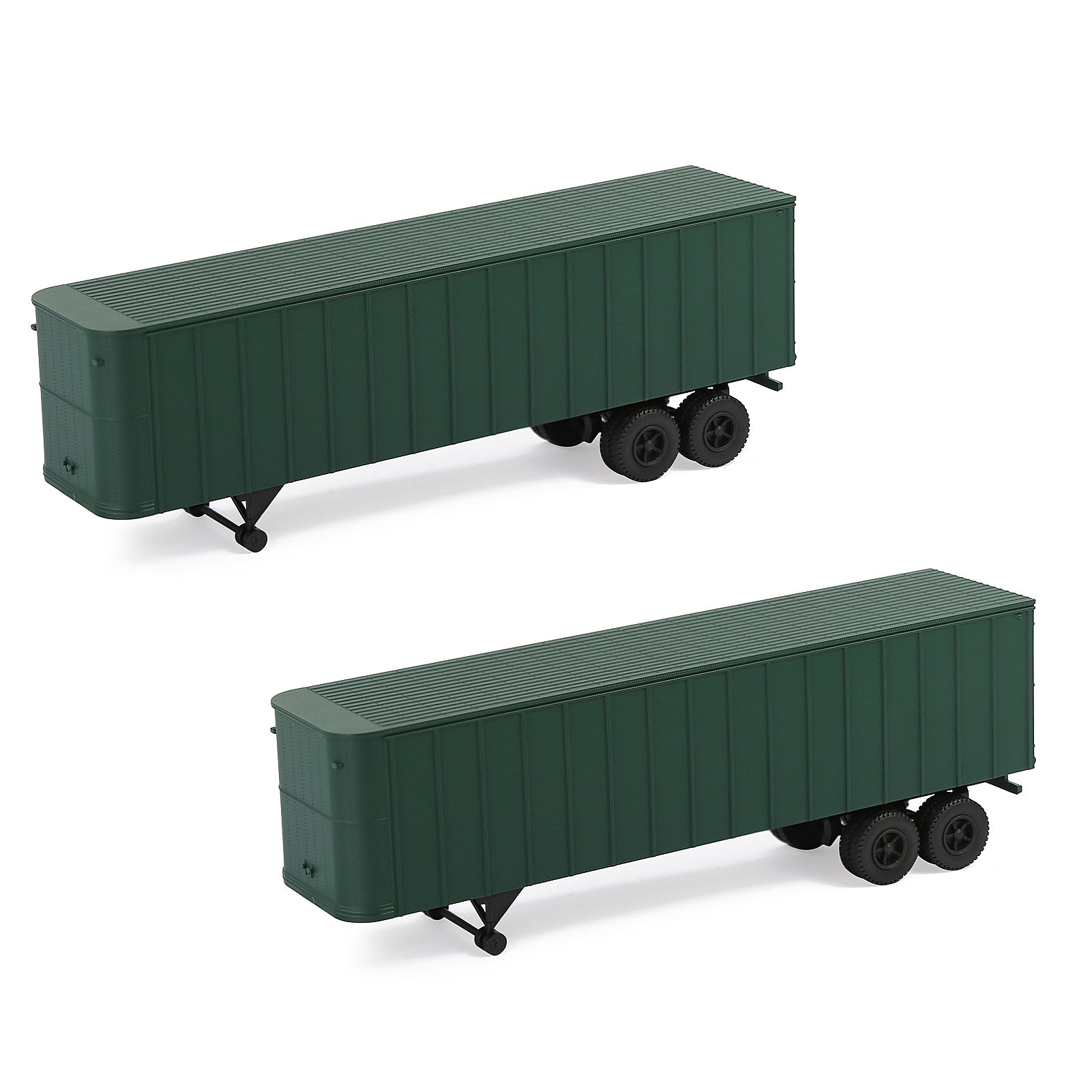 C15066 2 Pieces N Scale 1:160 Model Trailer for Railway Tractor