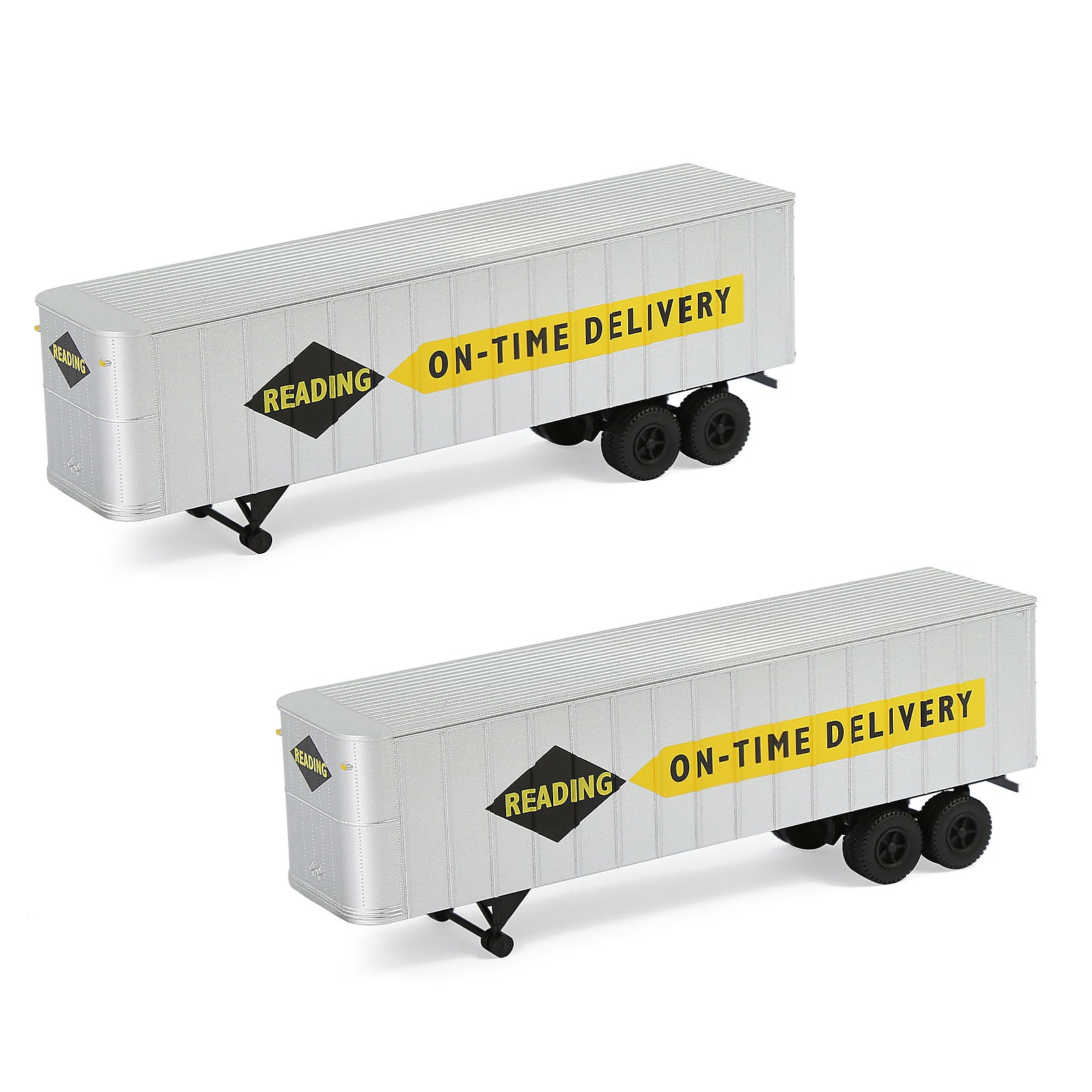 C15066 2 Pieces N Scale 1:160 Model Trailer for Railway Tractor
