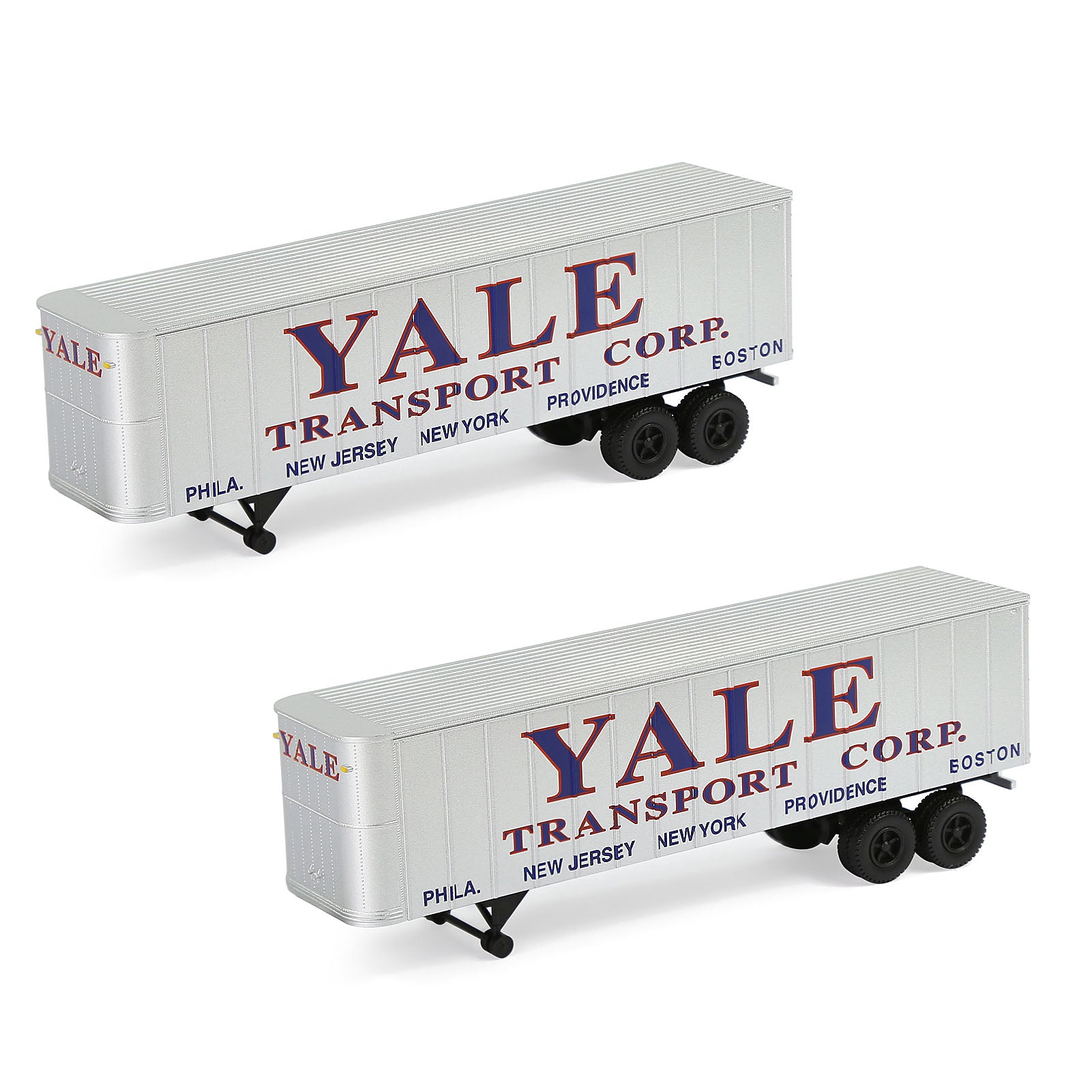 C15066 2 Pieces N Scale 1:160 Model Trailer for Railway Tractor
