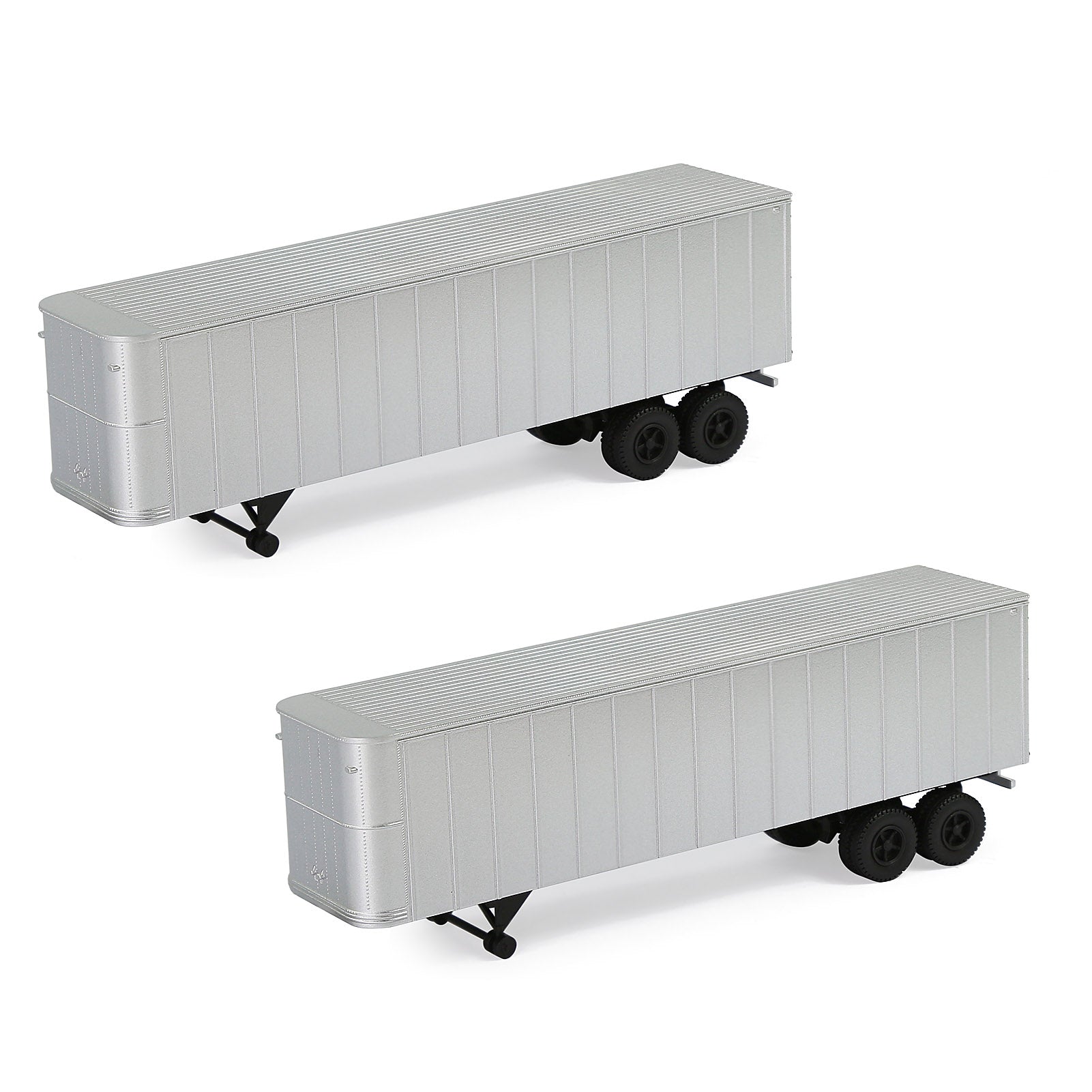 C15066 2 Pieces N Scale 1:160 Model Trailer for Railway Tractor