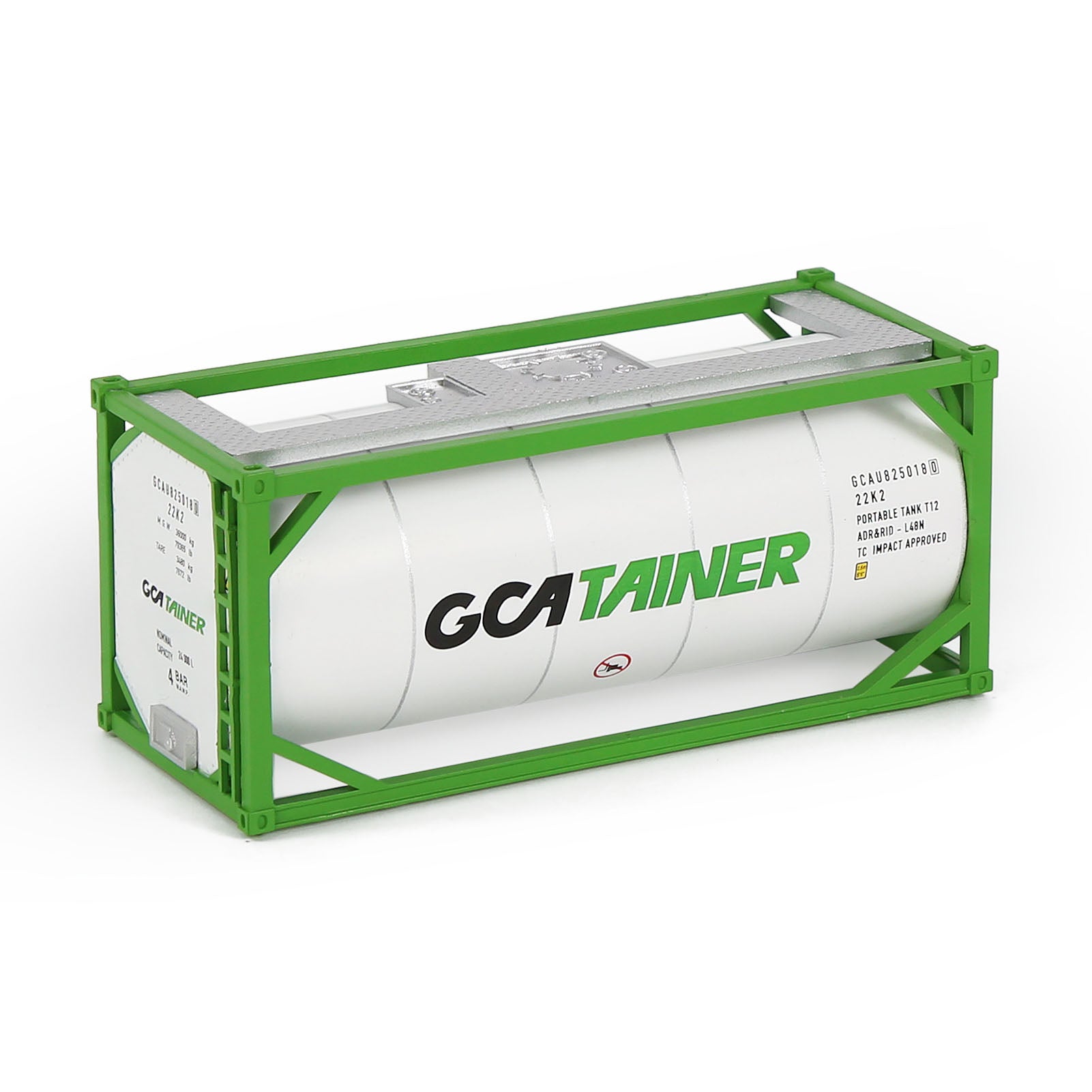 C8723 1pc HO Scale 1:87 20ft Oil Tank Shipping Container