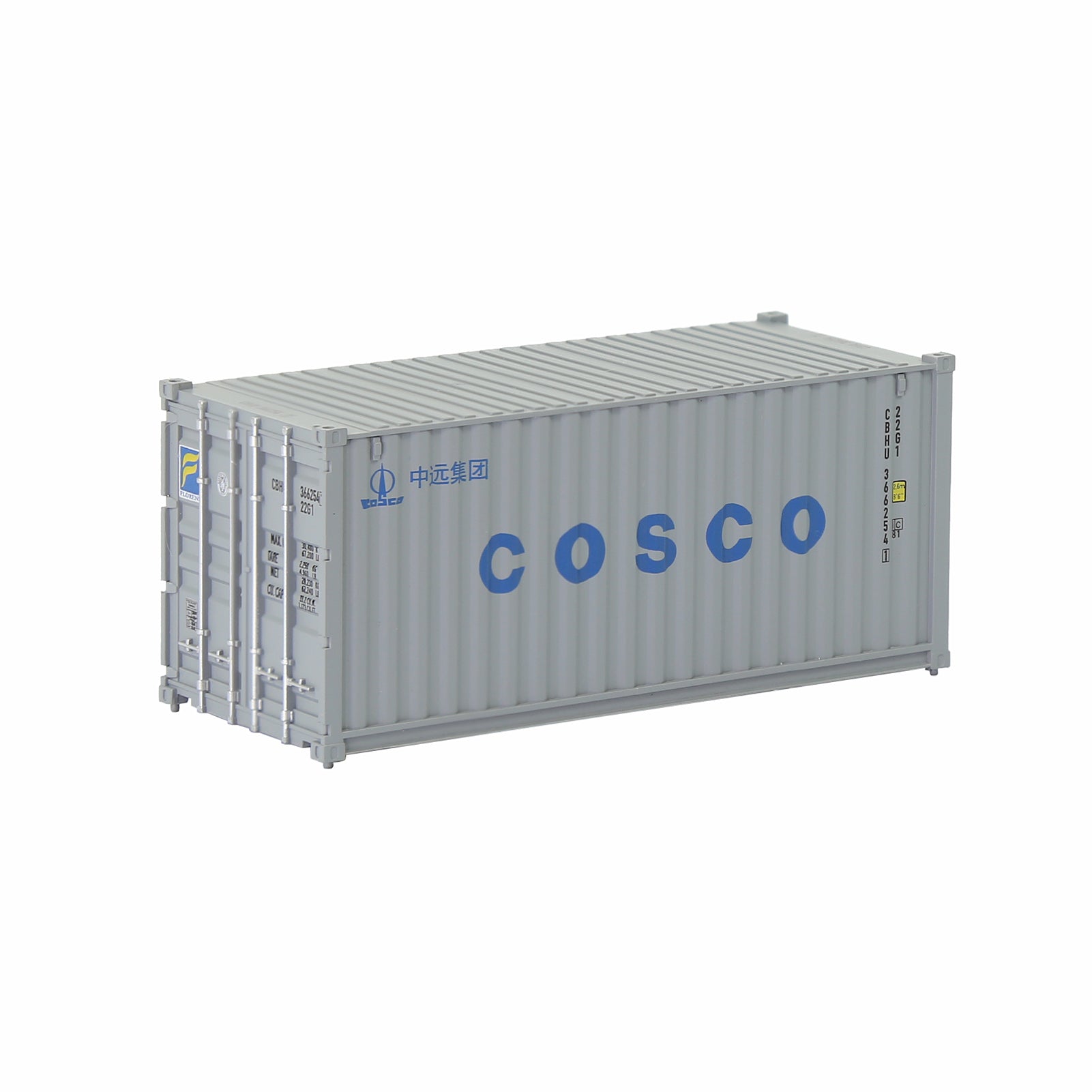 C8726 1pc HO Scale 1:87 20ft Painted Shipping Container