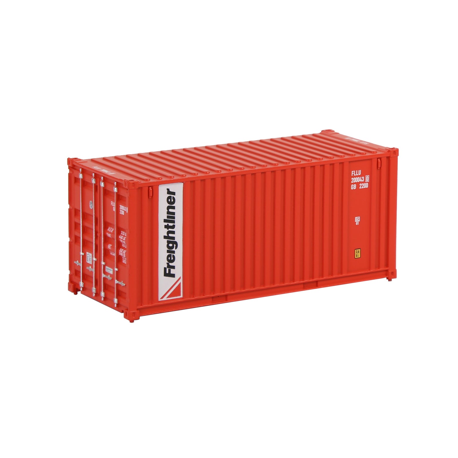 C8726 1pc HO Scale 1:87 20ft Painted Shipping Container