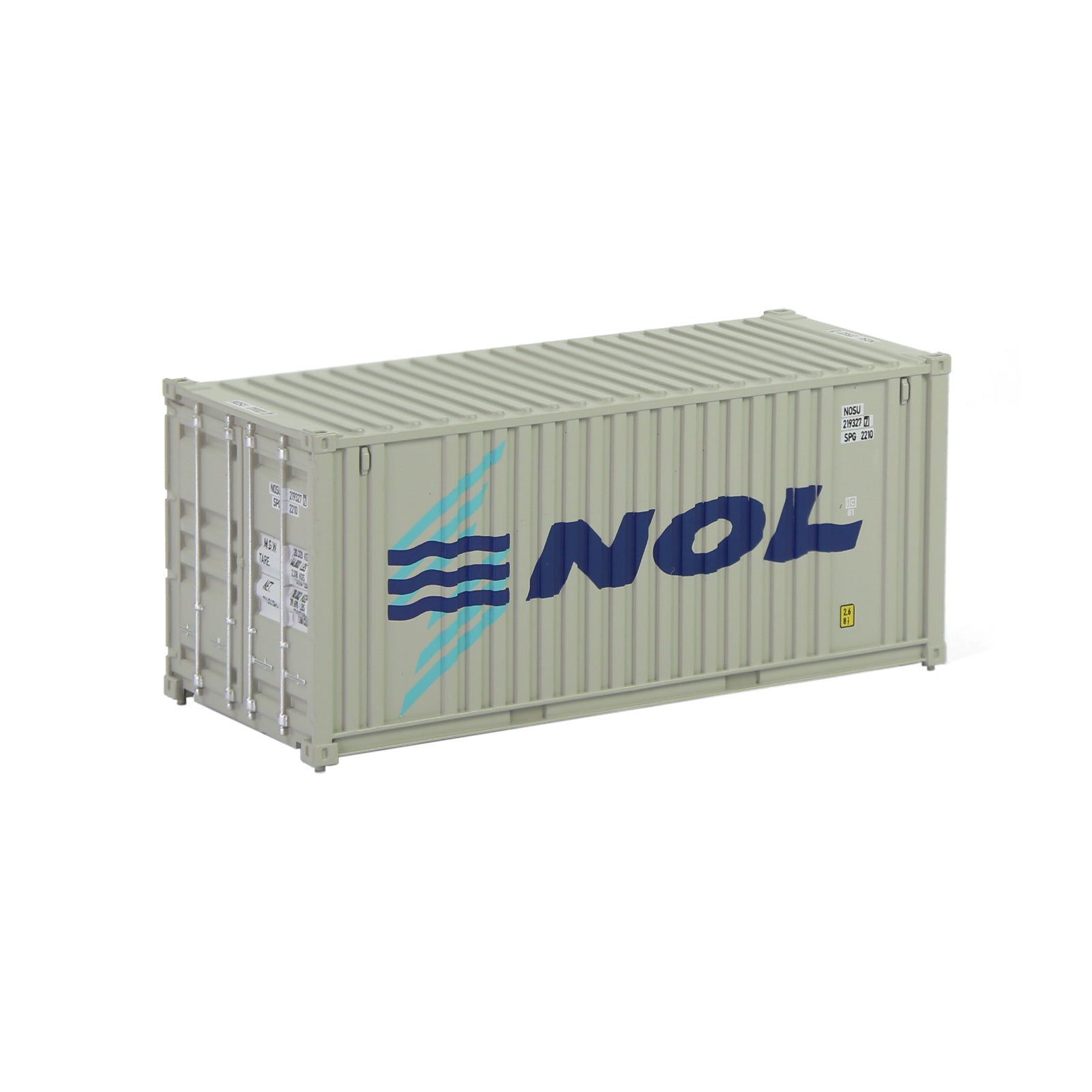 C8726 1pc HO Scale 1:87 20ft Painted Shipping Container