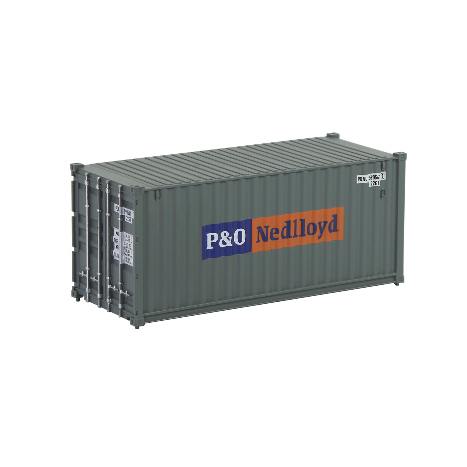 C8726 1pc HO Scale 1:87 20ft Painted Shipping Container