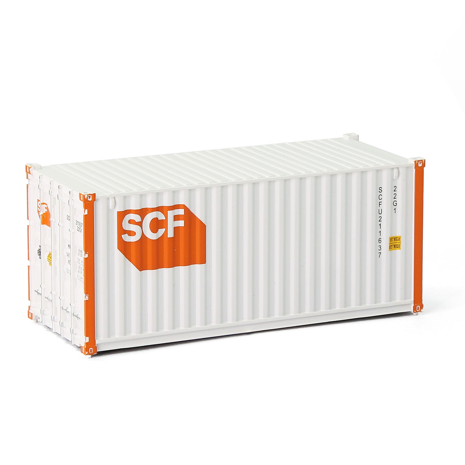 C8726 1pc HO Scale 1:87 20ft Painted Shipping Container